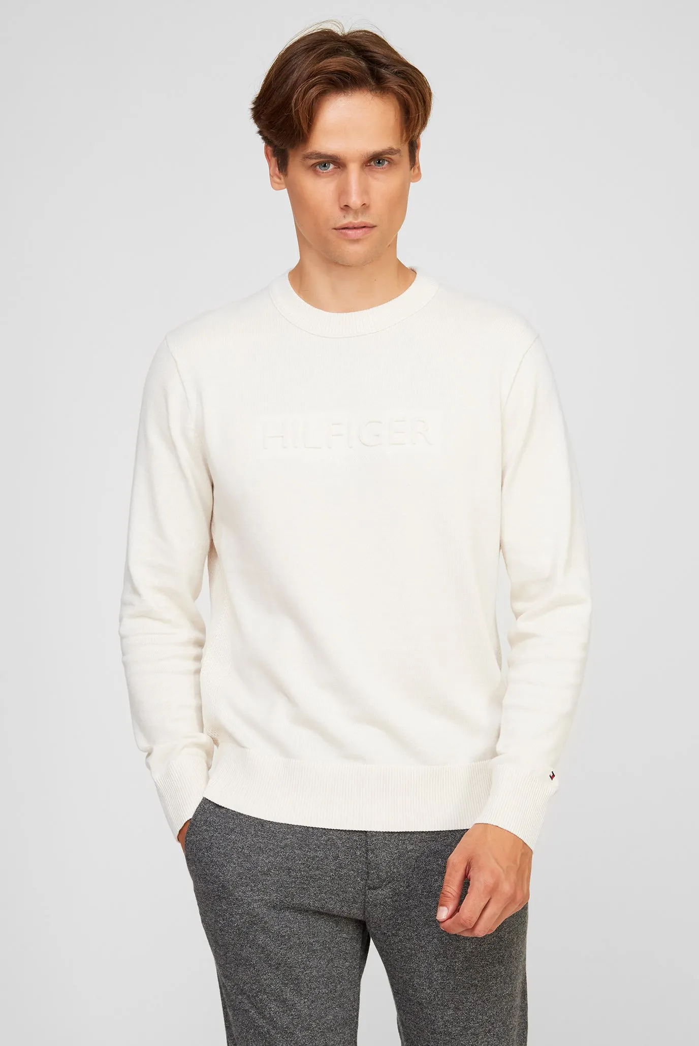 Мужской белый джемпер EMBOSSED GRAPHIC 8