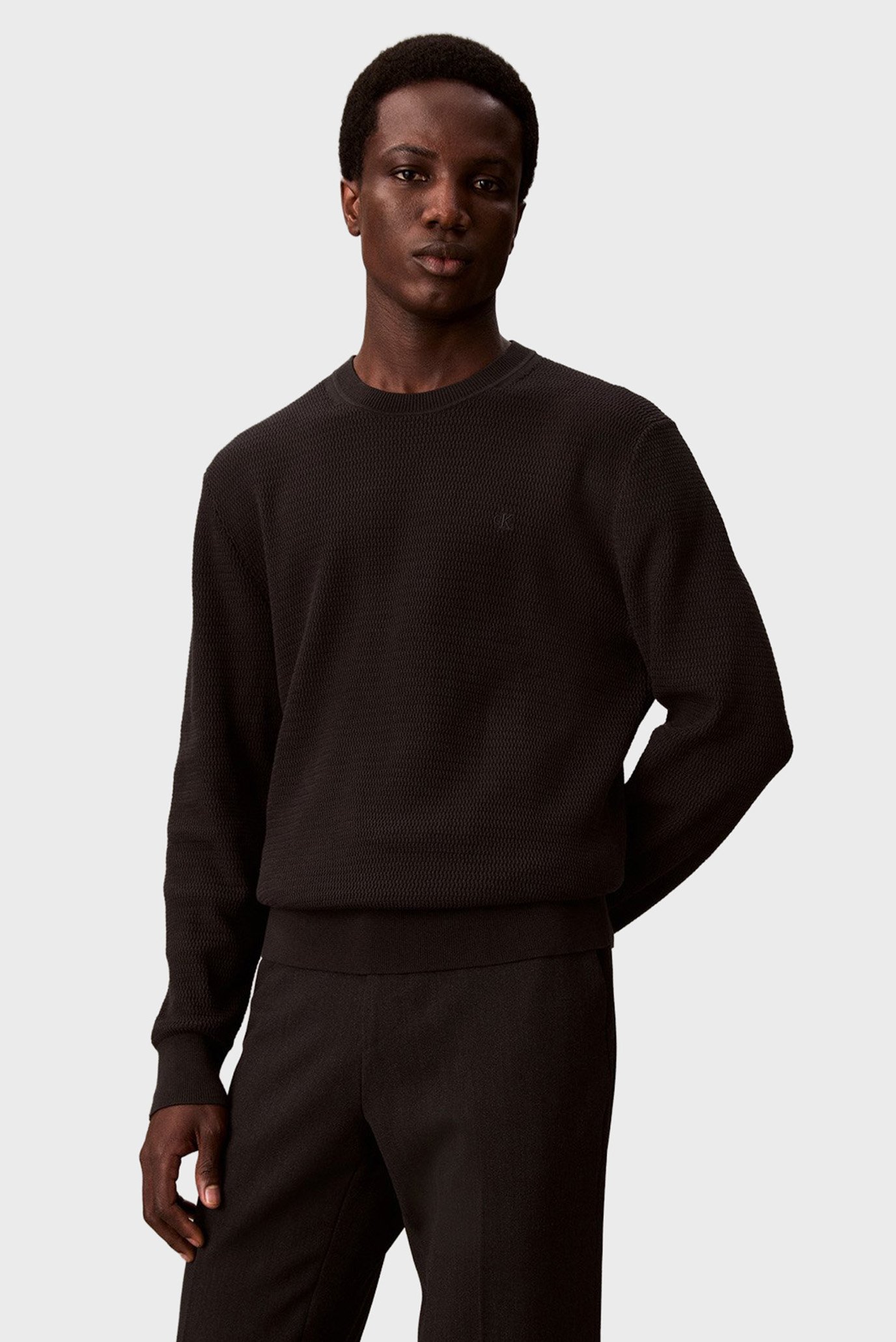 Свитер LS TEXTURE COTTON CN SWT 12GG 1