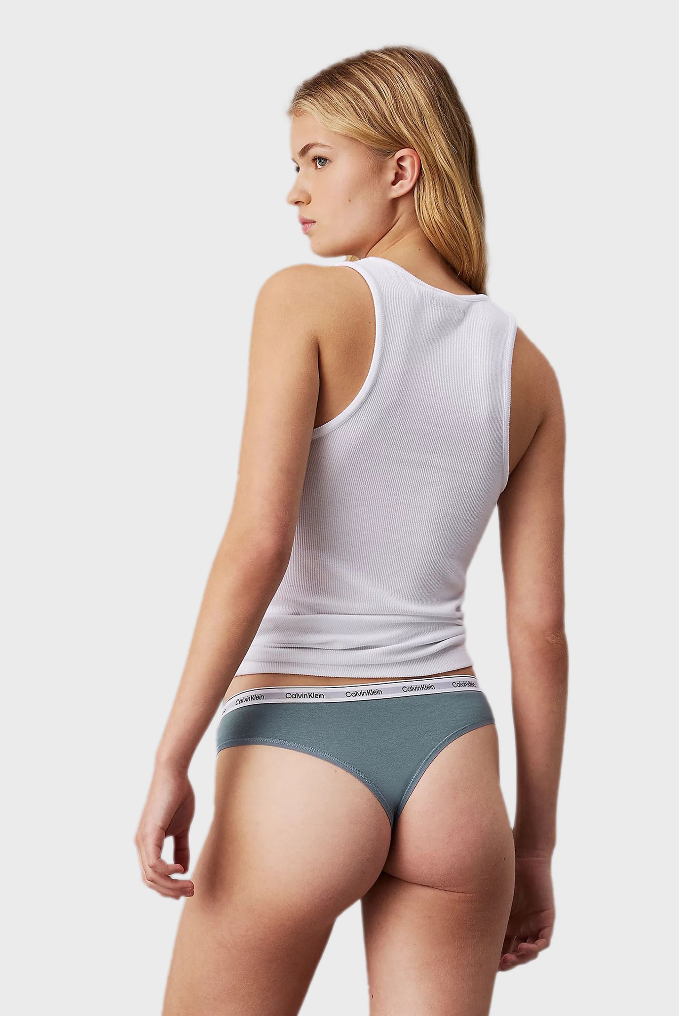 Женские бирюзовые трусики BRAZILIAN 3