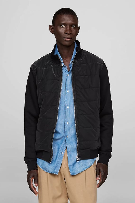 Реглан MIX MEDIA ZIP THRU STAND CLR Tommy Hilfiger Реглан MIX MEDIA ZIP THRU STAND CLR Tommy Hilfiger