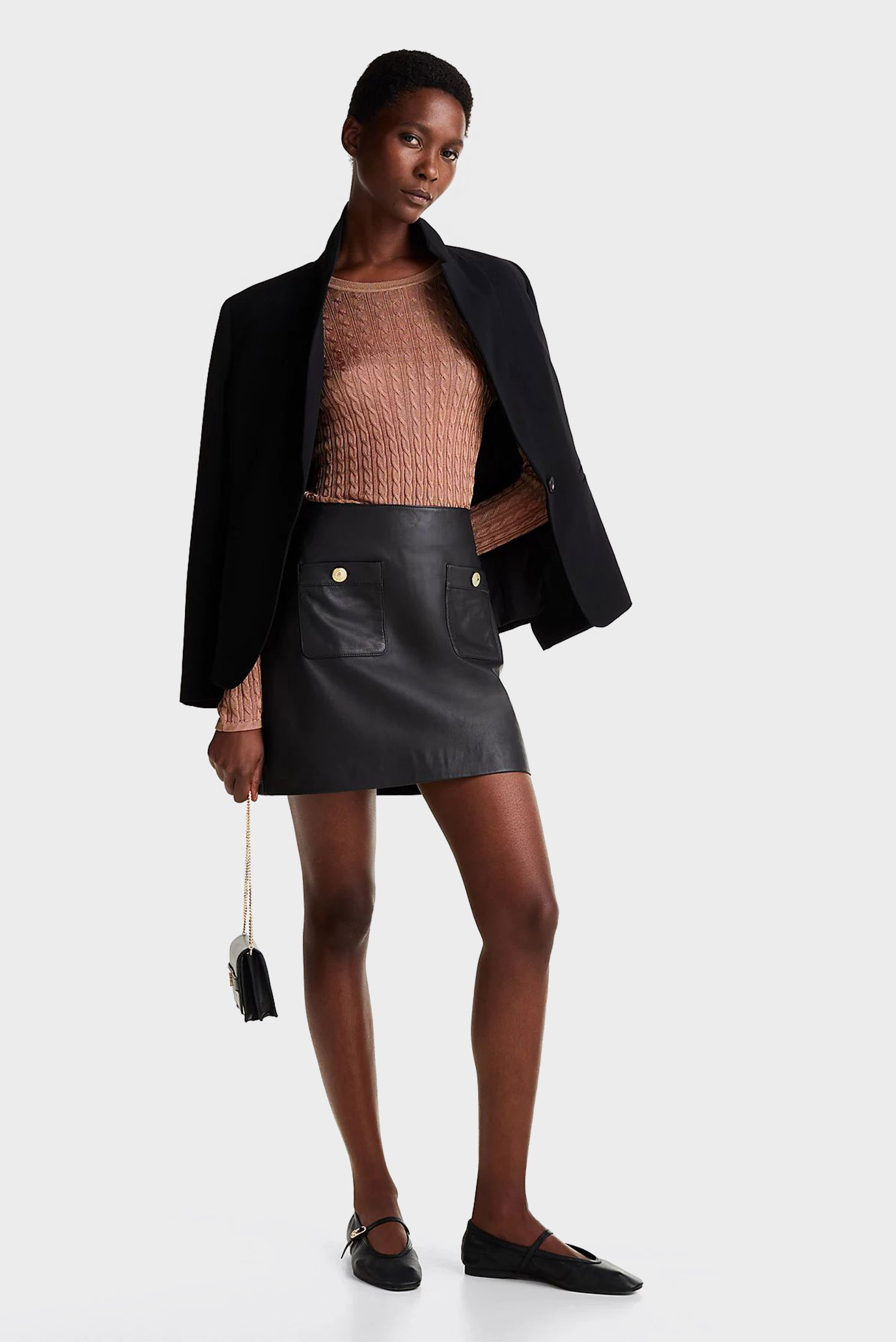 Свитер RAYON CABLE C-NK SLIM SWEATER LS 2