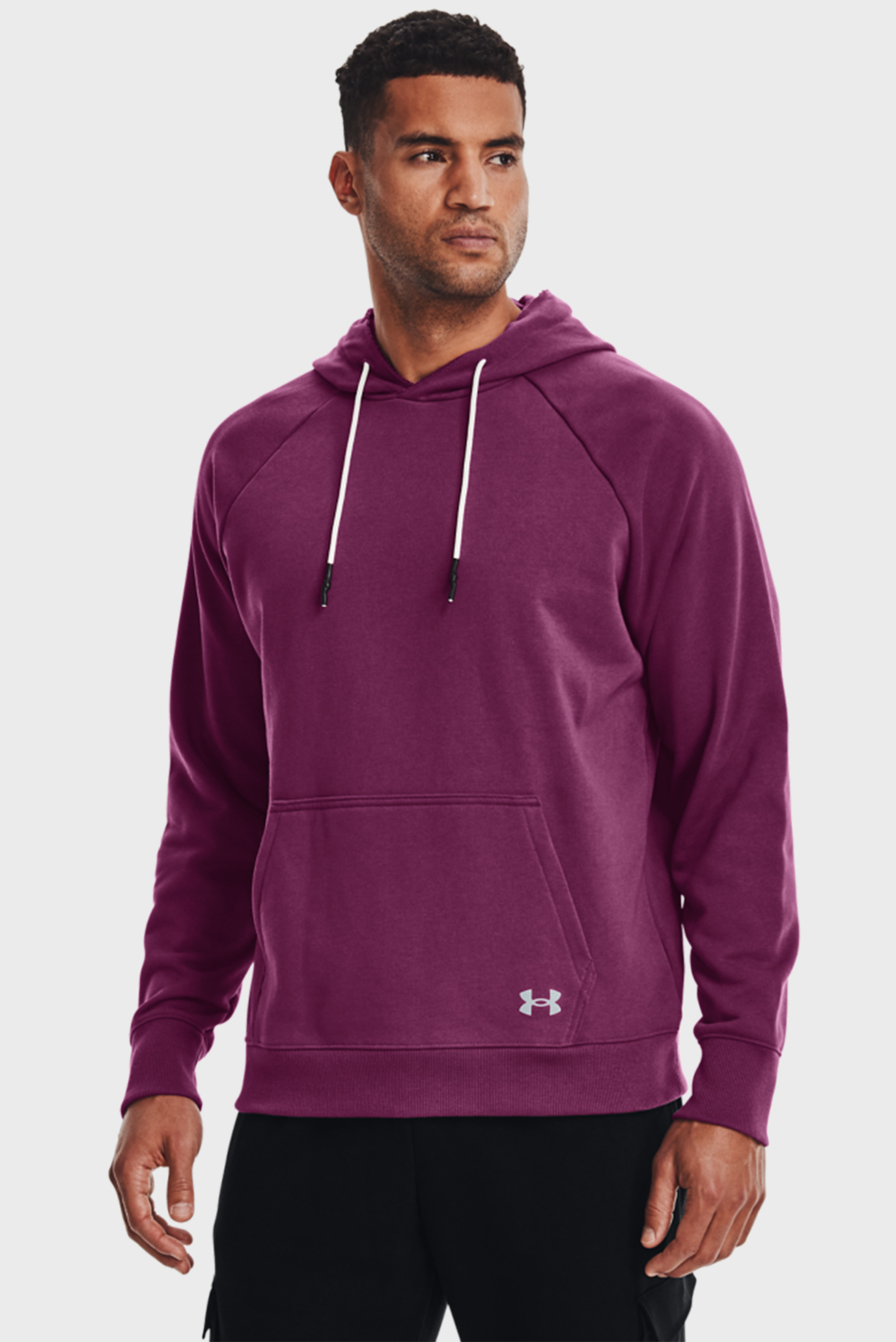Мужское фиолетовое худи UA BTG Terry Hoodie 7