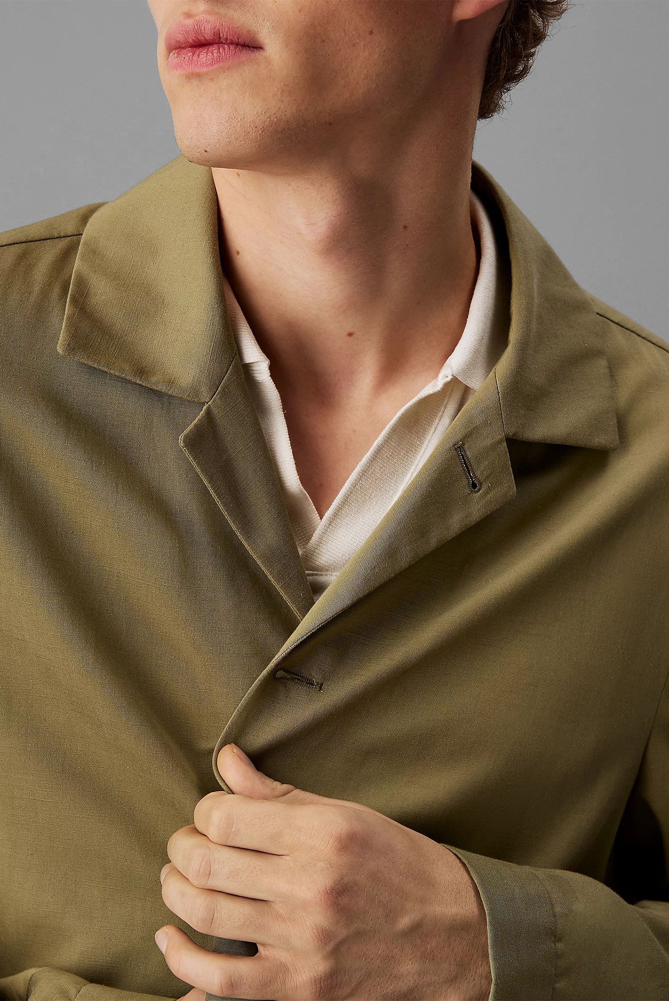 Пиджак LYOCELL COTTON LINEN SHACKETCalvin Klein Пиджак LYOCELL COTTON LINEN SHACKET 4