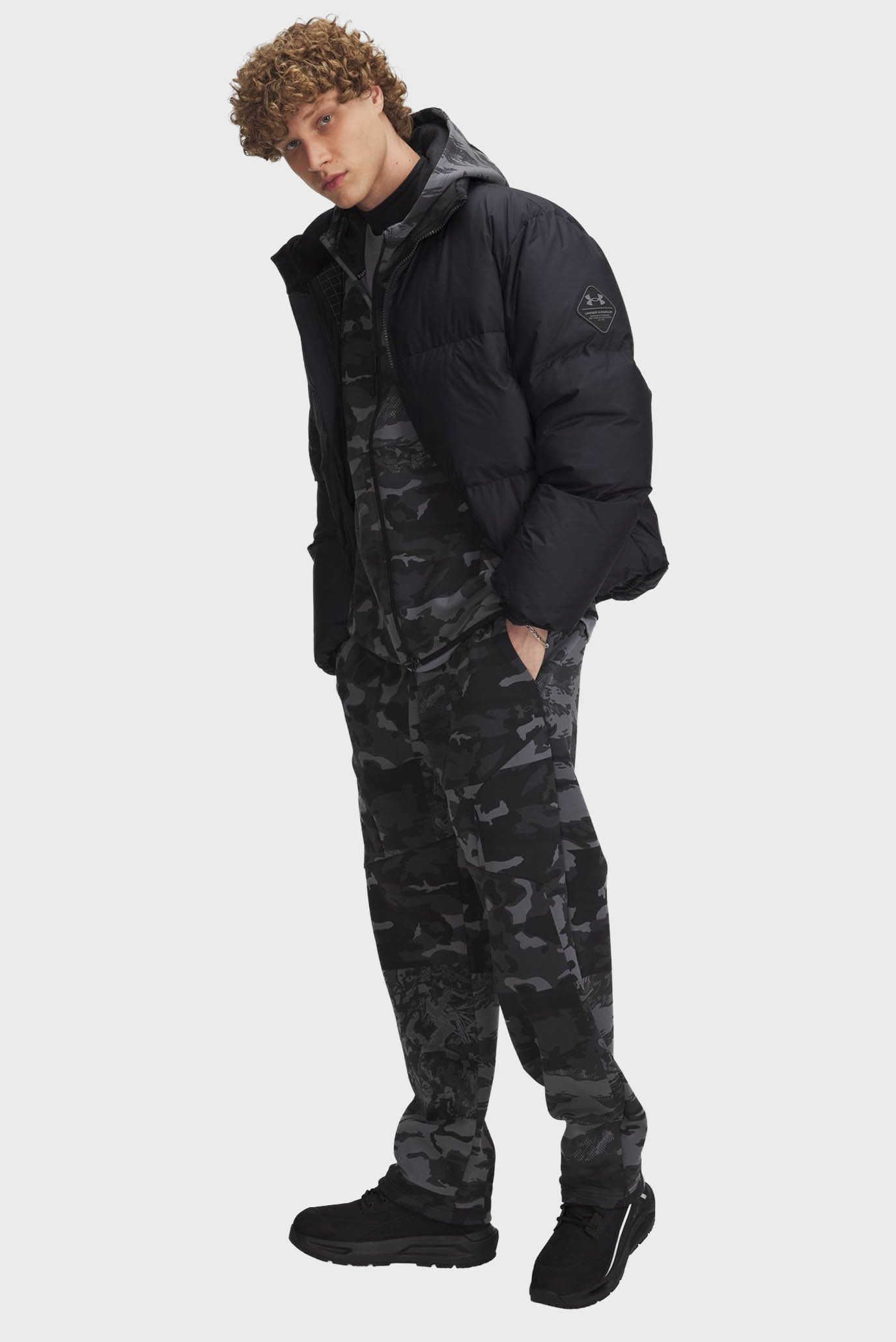 Штаны спортивные UA Unstoppable Flc Camo Pnt 2