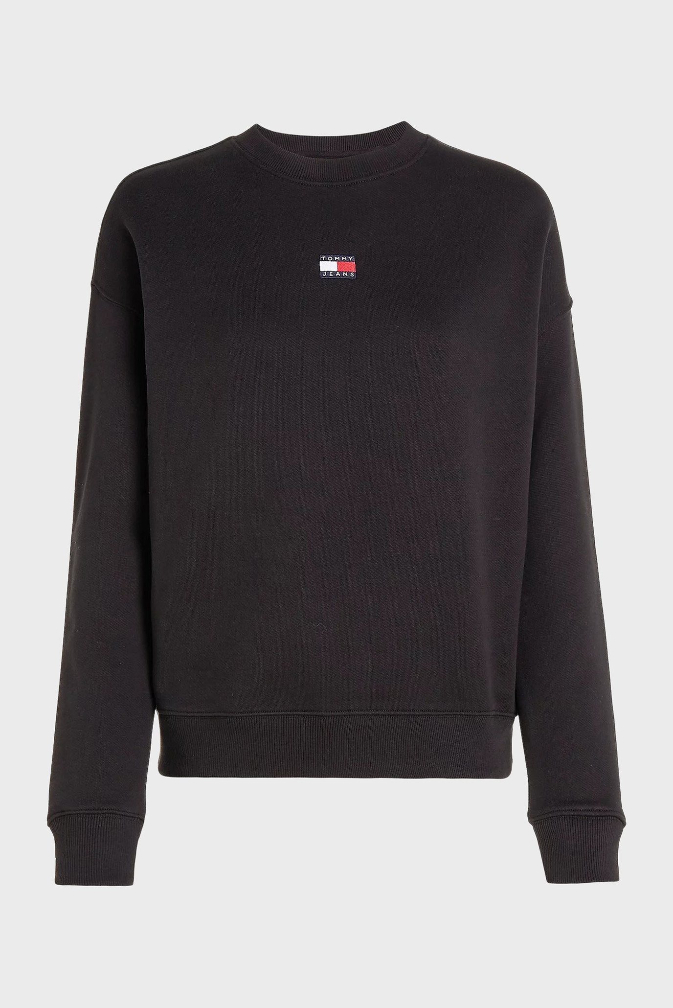 Женский черный свитшот TJW BXY BADGE CREW EXT 10