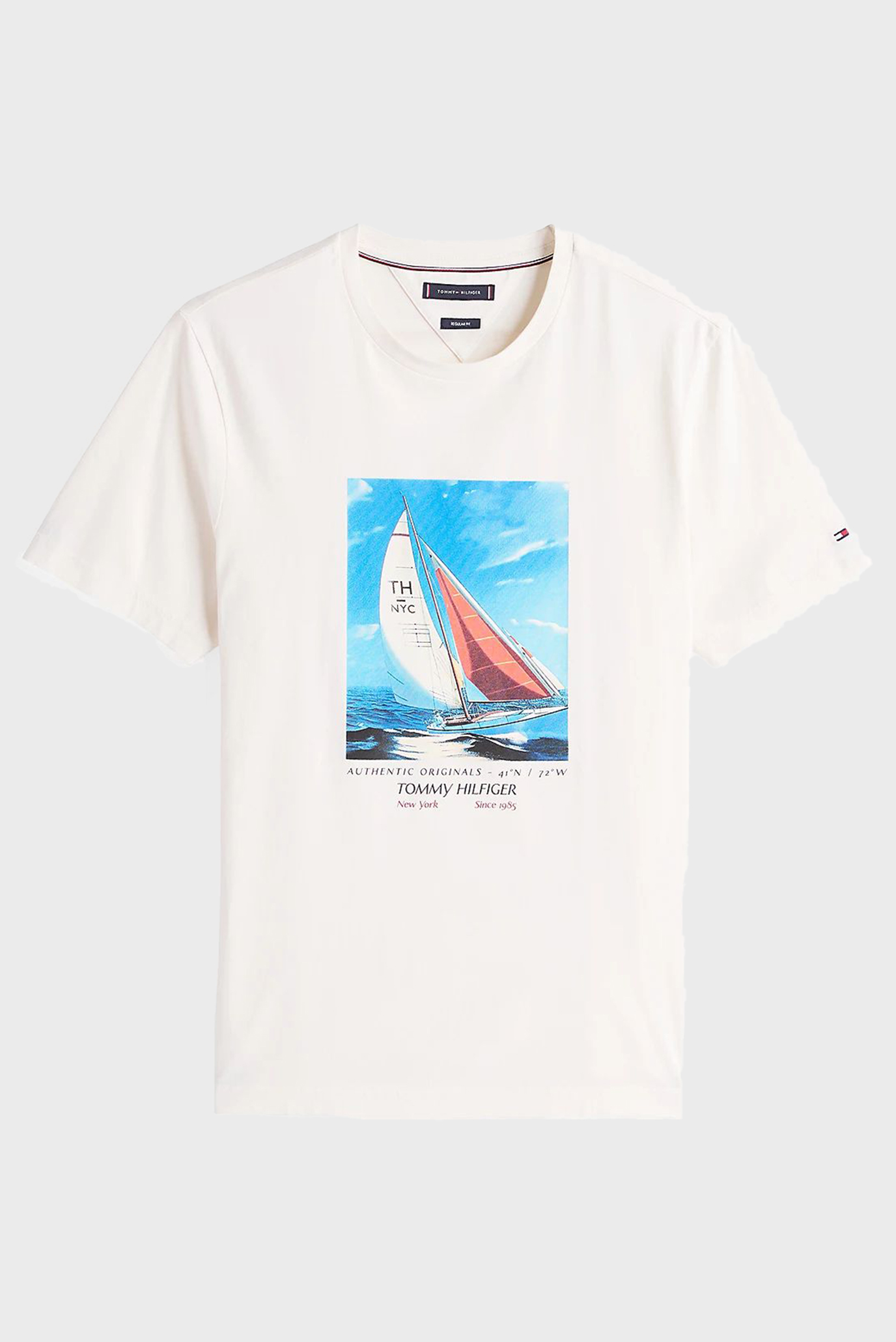 Мужская белая футболка COLOR PHOTO 5