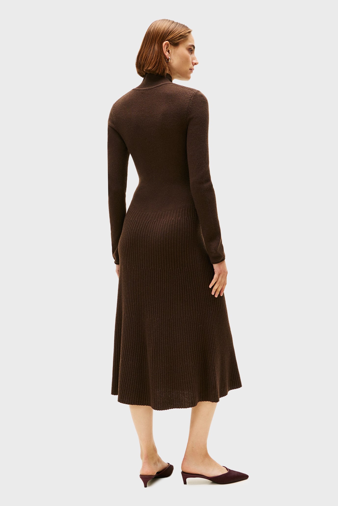 Платье SOFT WOOL LS MOCK-NK SWT DRESS 1