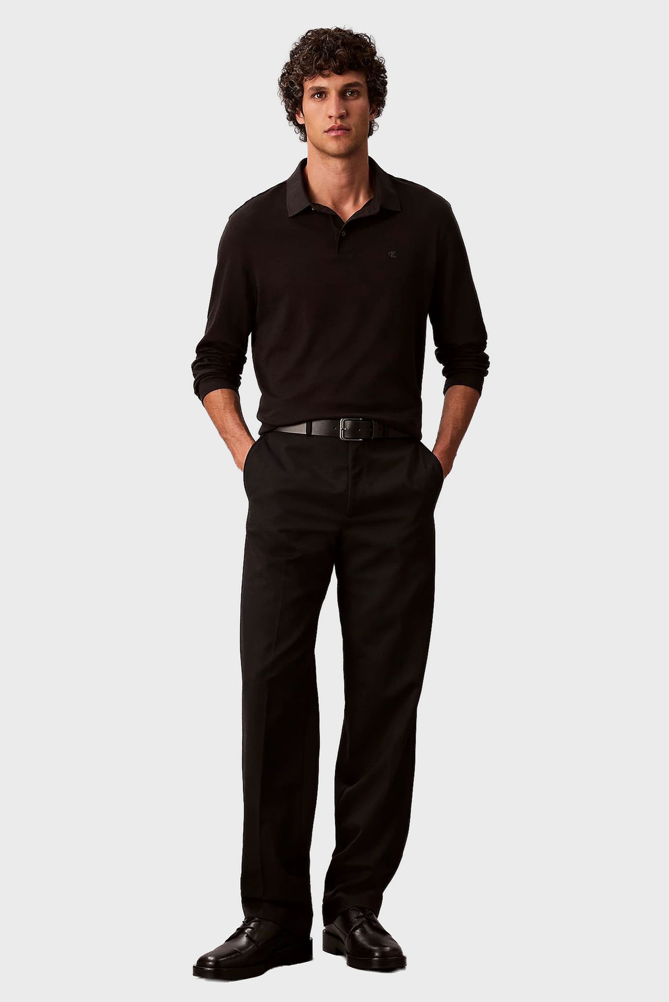 Поло с длинным рукавом LS SUPIMA COTTON SOLID POLO 2