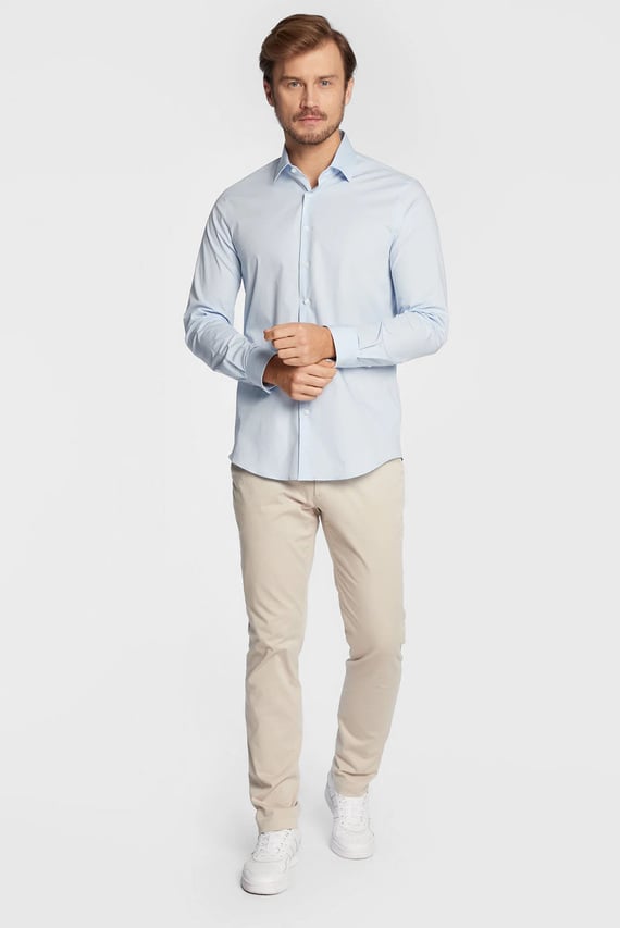 Рубашка POPLIN STRETCH FITTED SHIRT