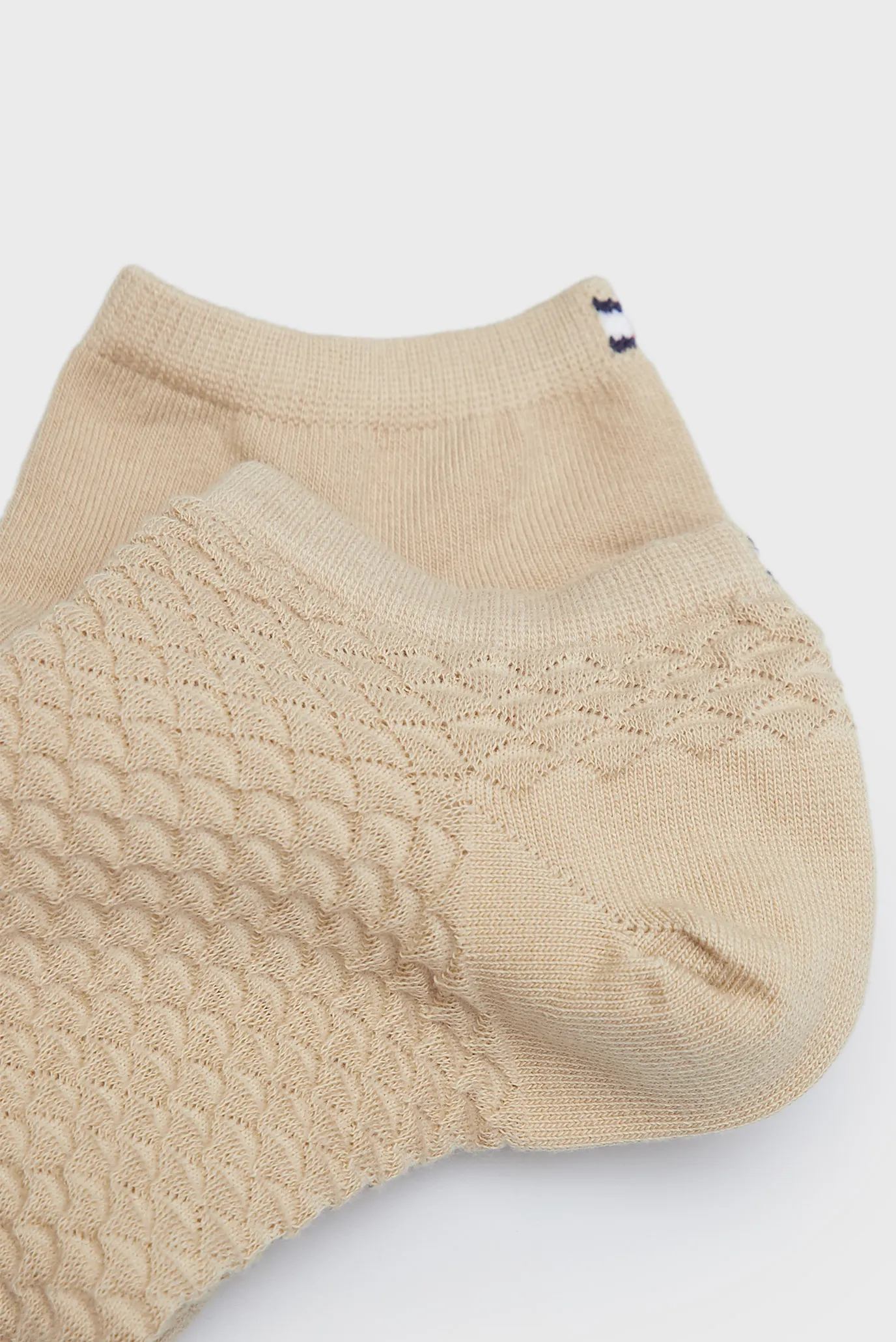 Женские бежевые носки (2 пары) DIAMOND STRUCTURE 3