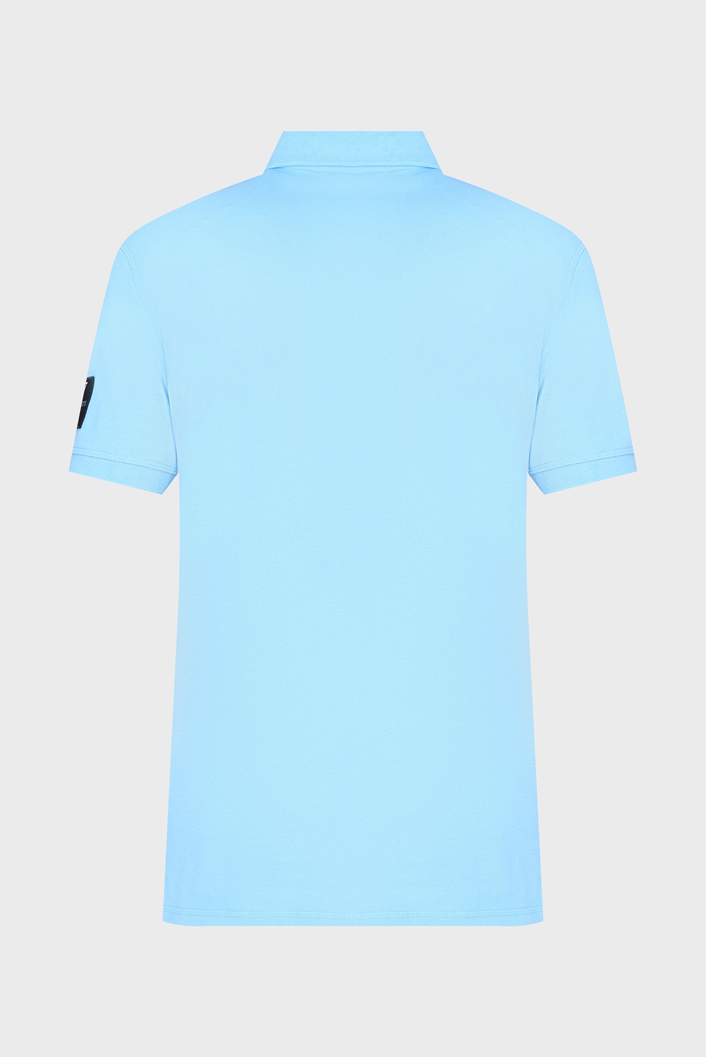 Мужское голубое поло BADGE 2
