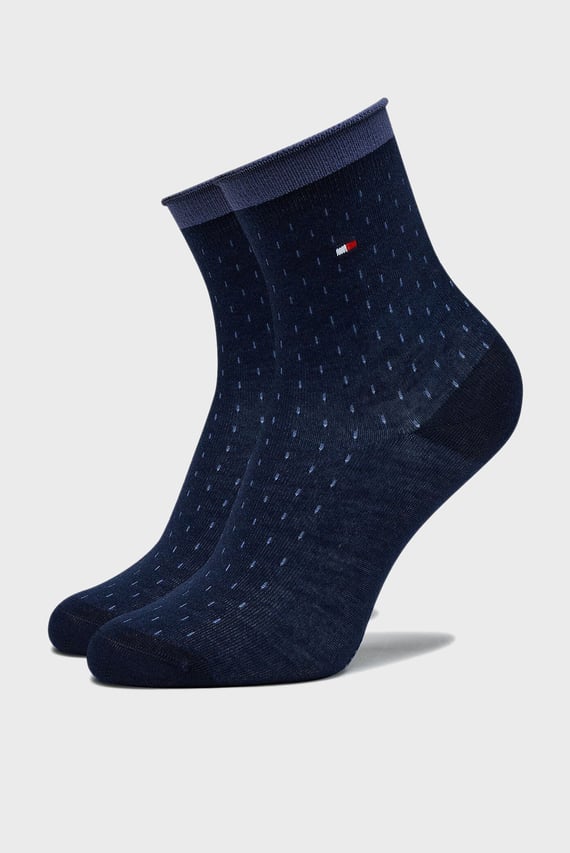 Носки/TH WOMEN SHORT SOCK 2P DROPPED NDL ROLL TOP