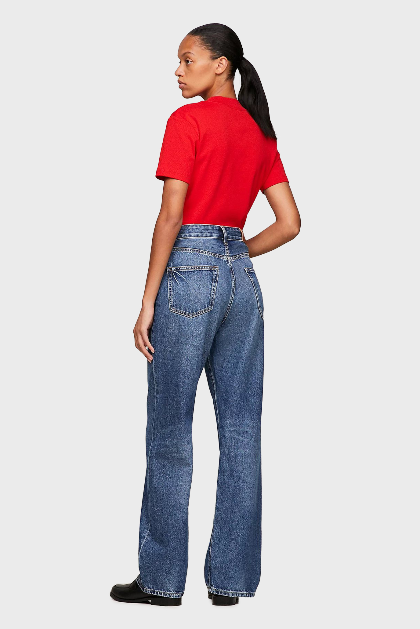 Женские синие джинсы LOOSE STRAIGHT RW KLO 3