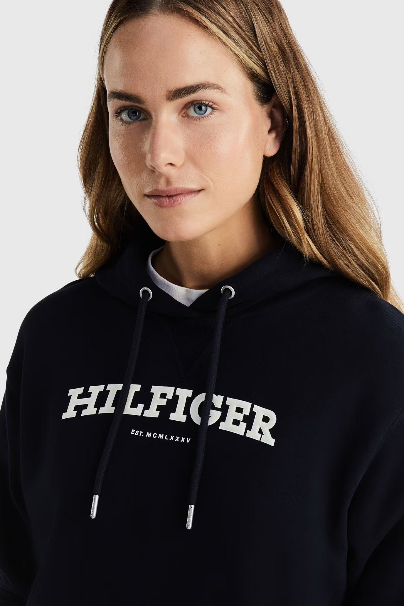 REG MONOTYPE FLOCK HOODIE Tommy Hilfiger WW0WW41236 FR Group