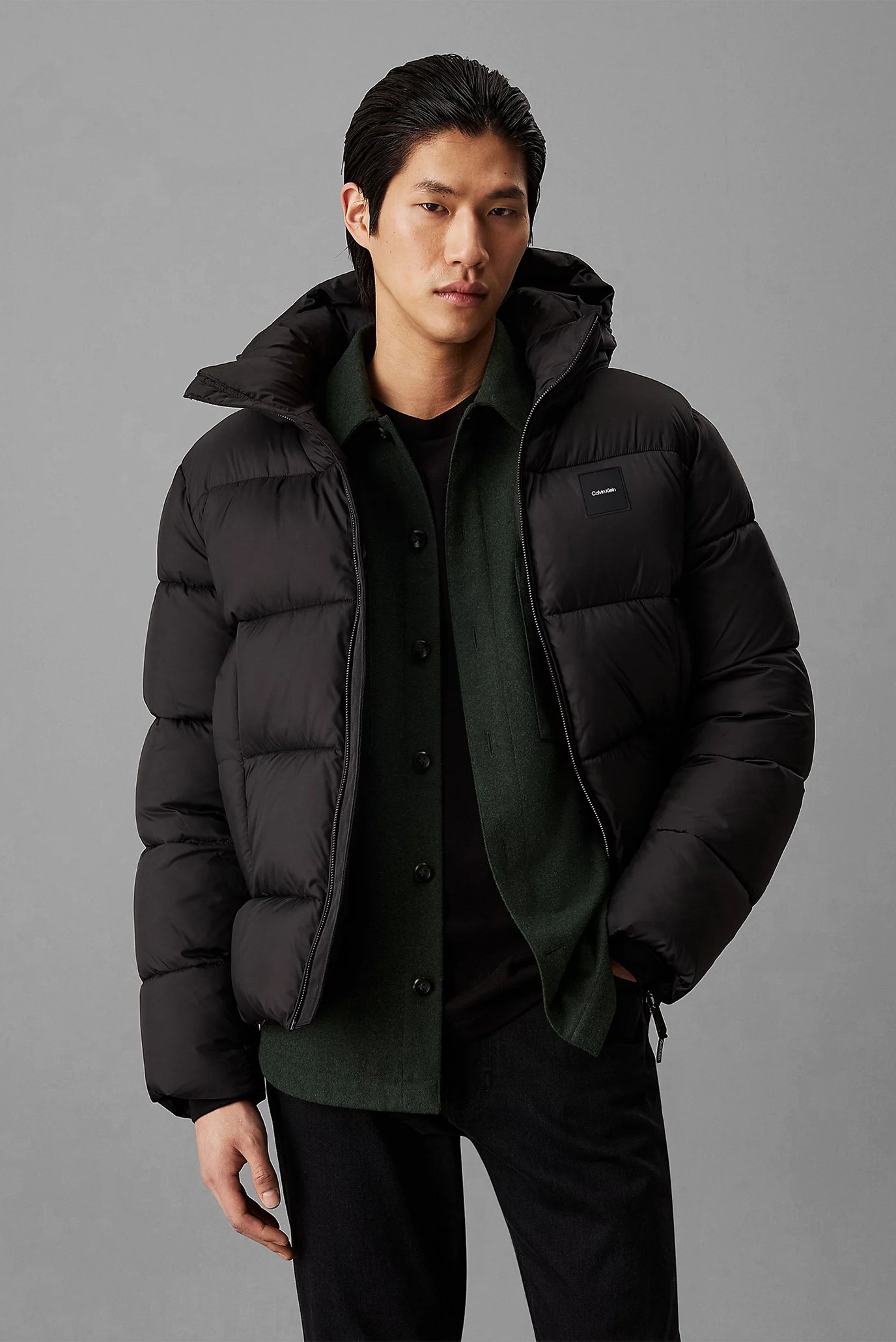 Куртка зимняя/HOODED QUILT PUFFER MW 1