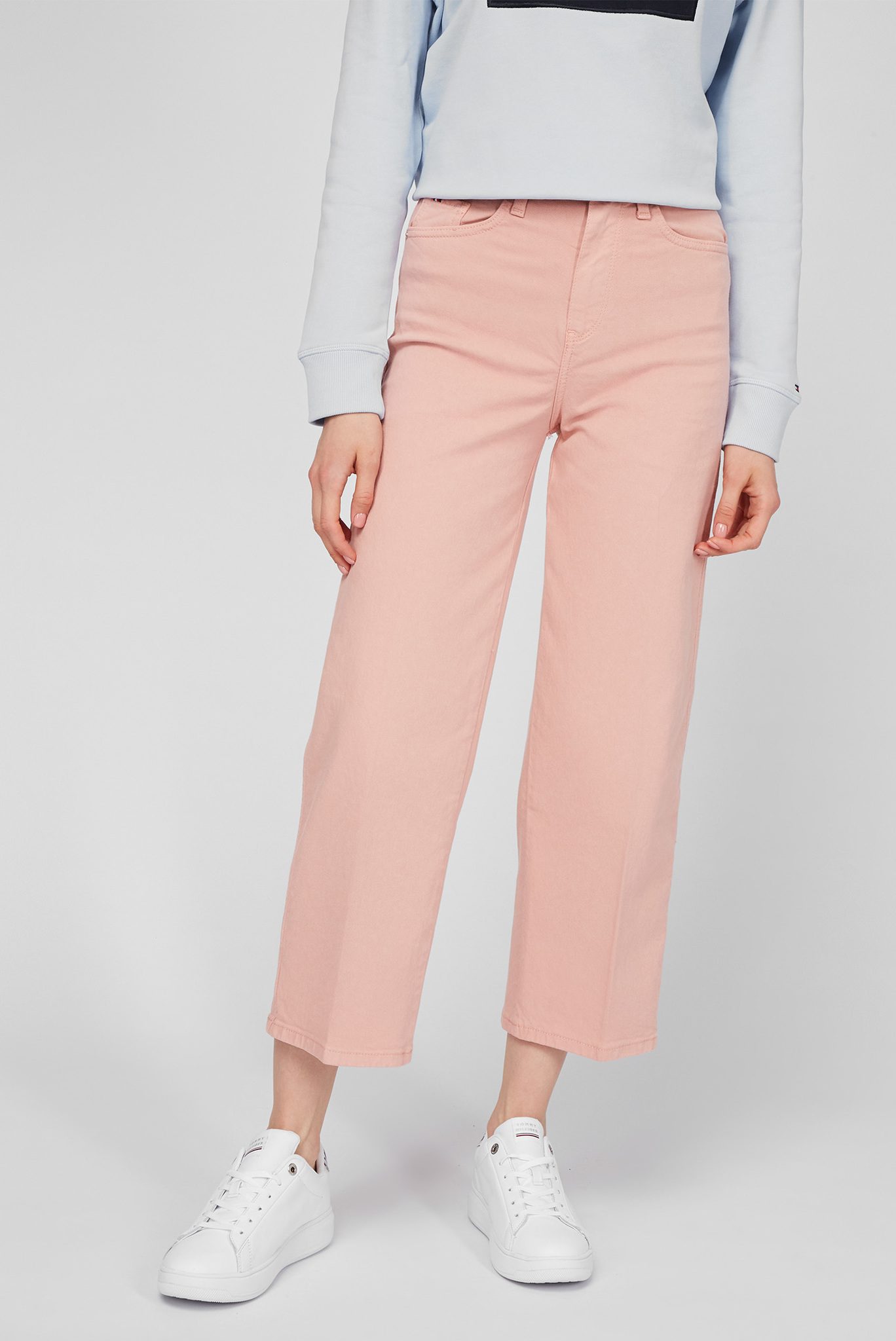 Женские розовые джинсы 1