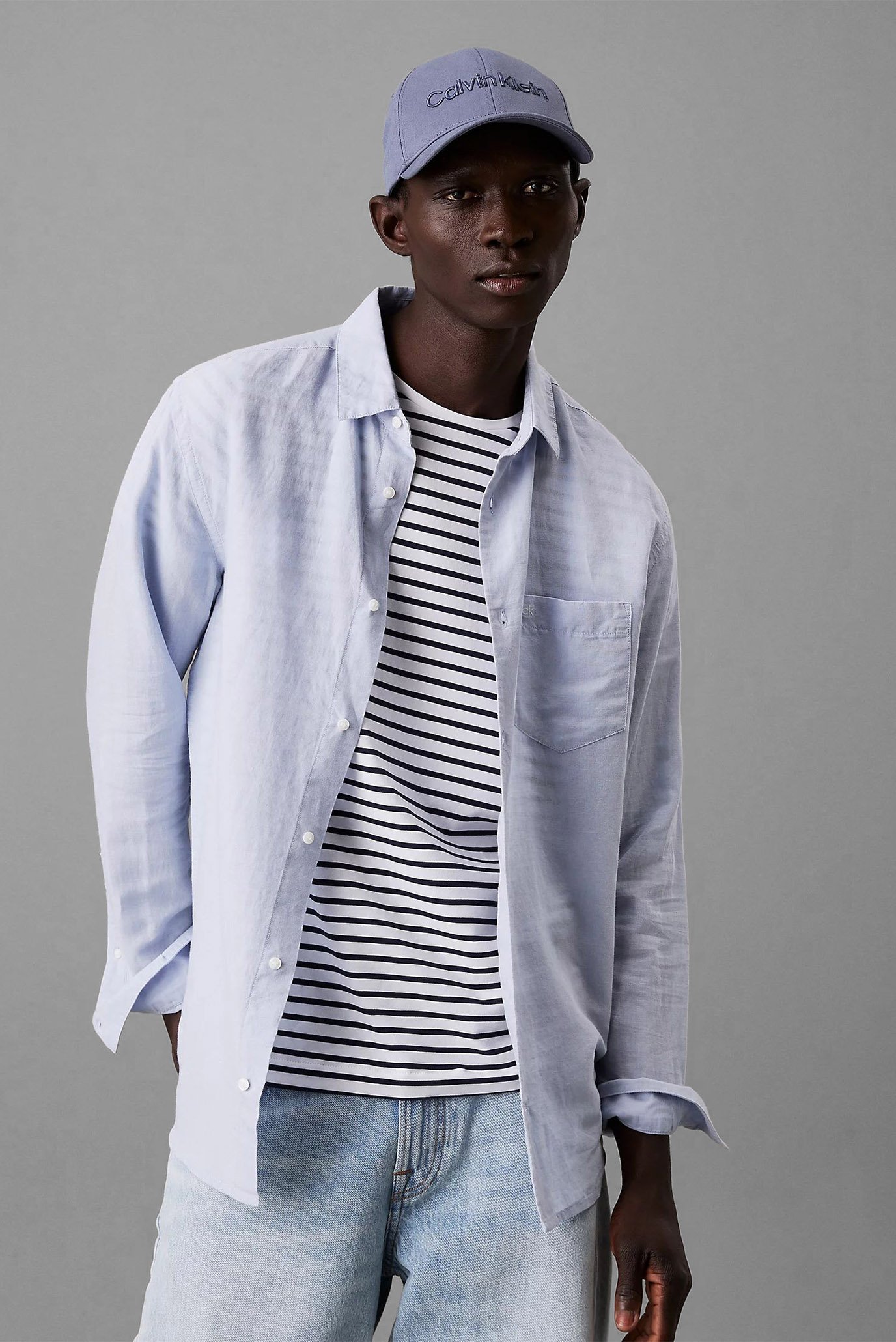 Рубашка LINEN COTTON REGULAR L S SHIRT 1