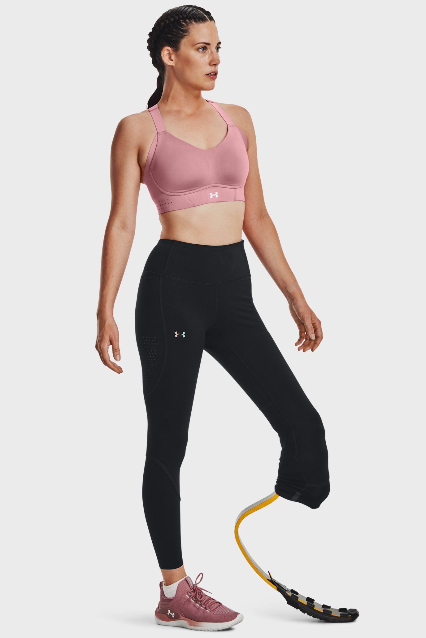 Женские черные тайтсы UA SF Rush Ank Leg PerfUnder Armour Женские черные тайтсы UA SF Rush Ank Leg Perf 2