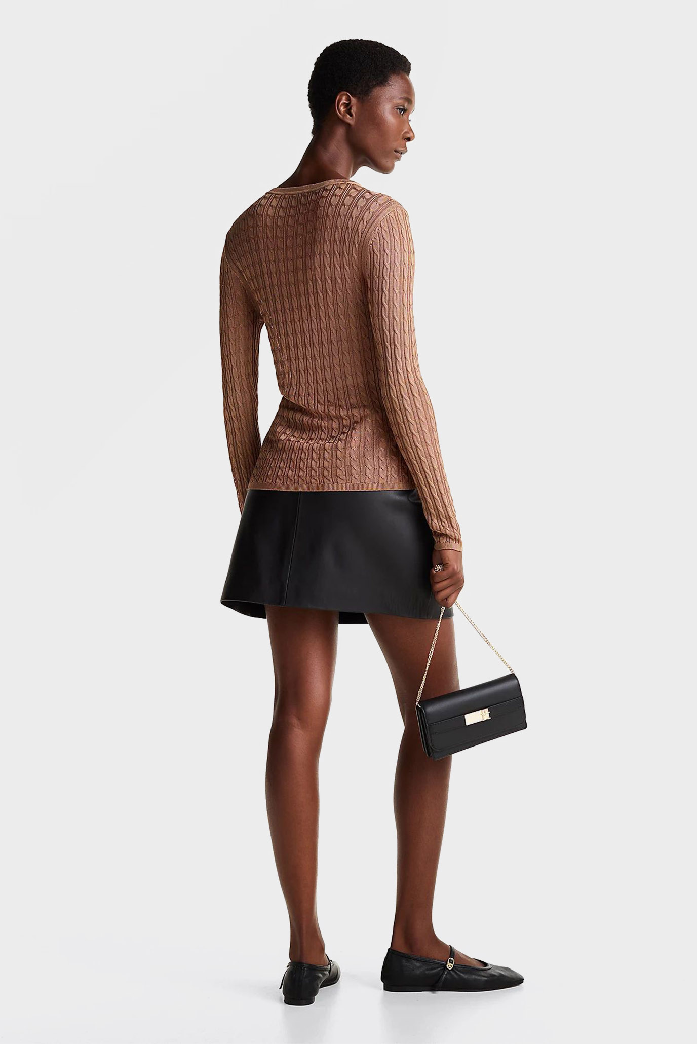 Свитер RAYON CABLE C-NK SLIM SWEATER LS 3