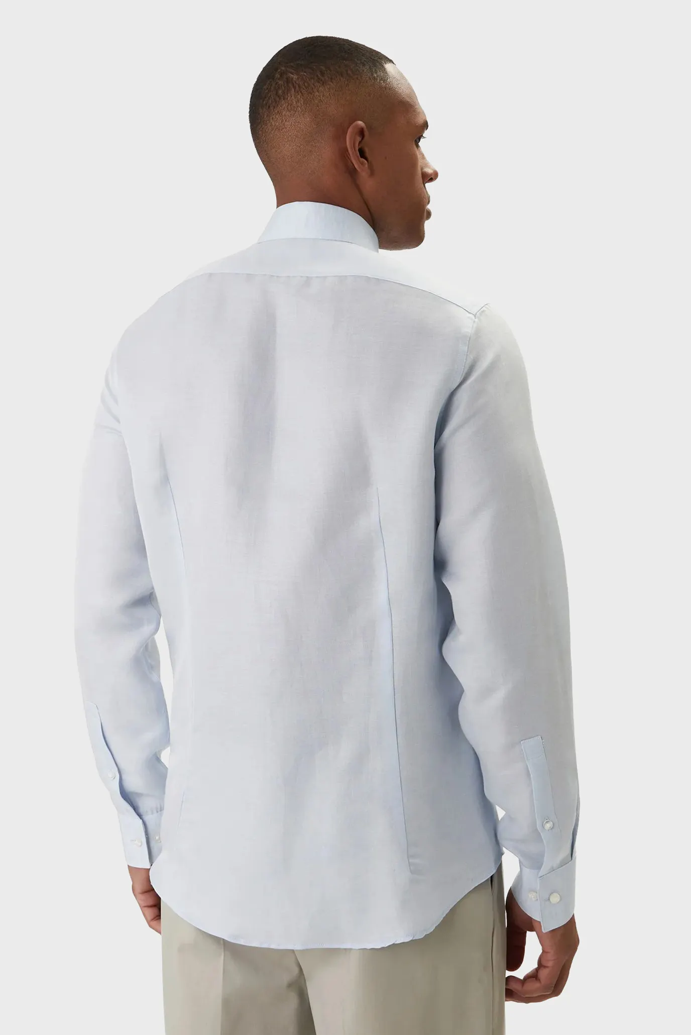 Рубашка SLIM REF LINEN BLD SLD 3