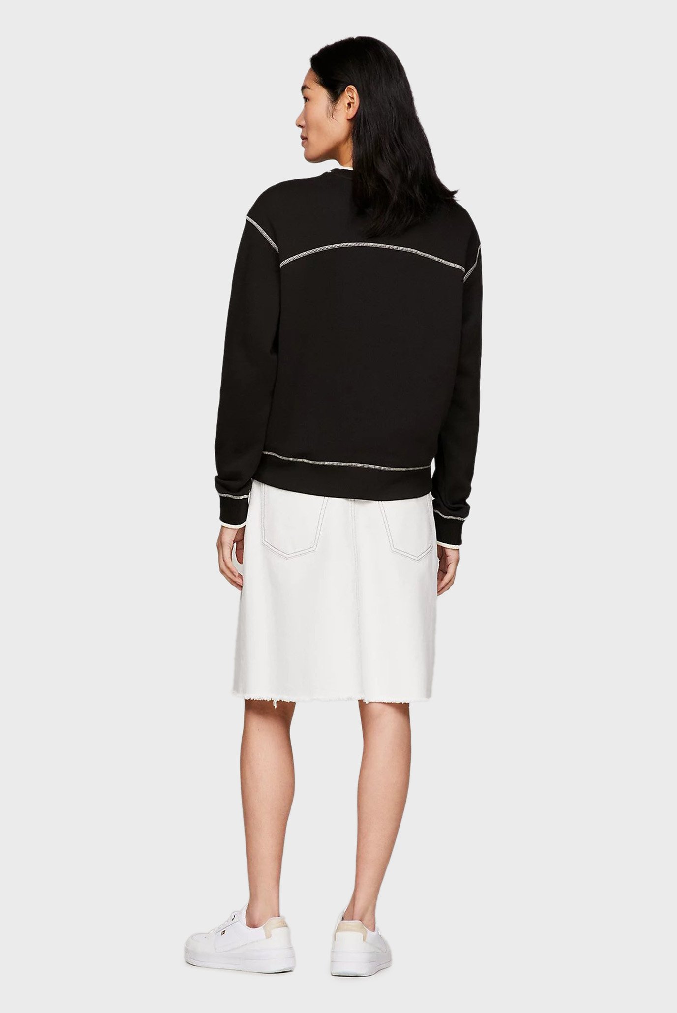 Женский черный свитшот LRG SMD MDN REG C-NK 3