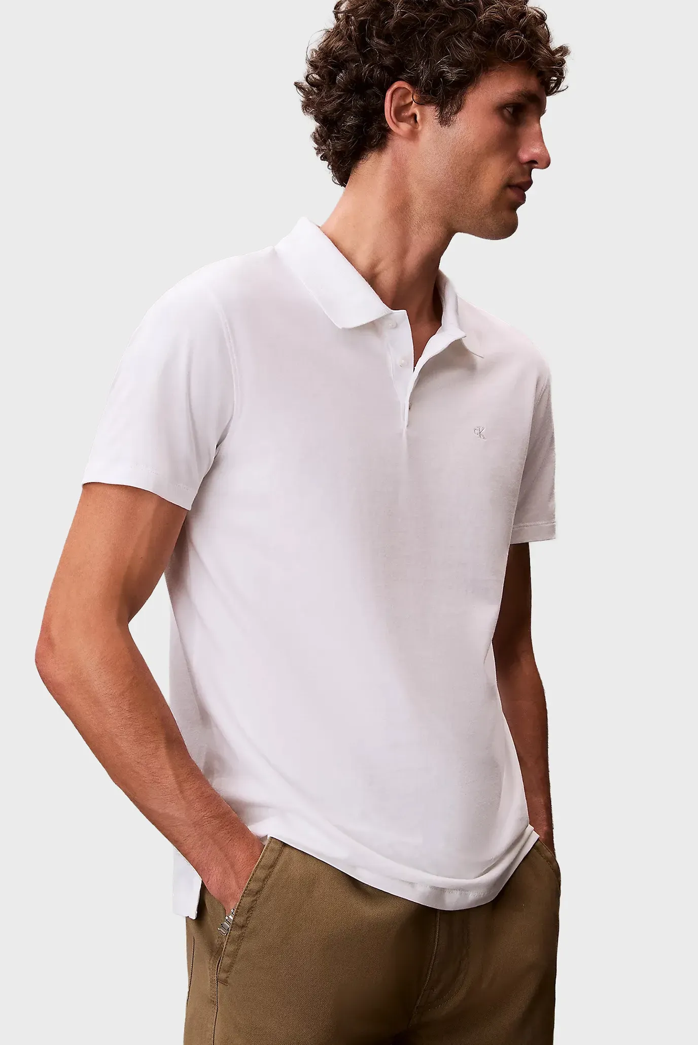 Поло SS SLIM STRETCH COTTON POLO 3