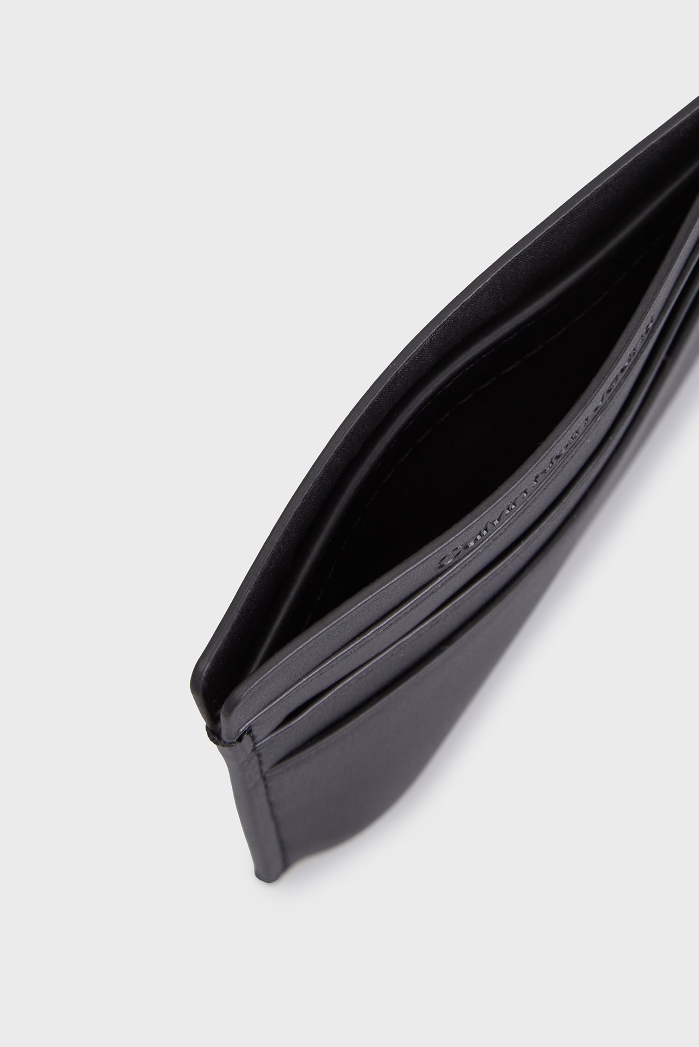 Женский черный кардхолдер SCULPTED CARDCASE 6CC DEBOSS 4