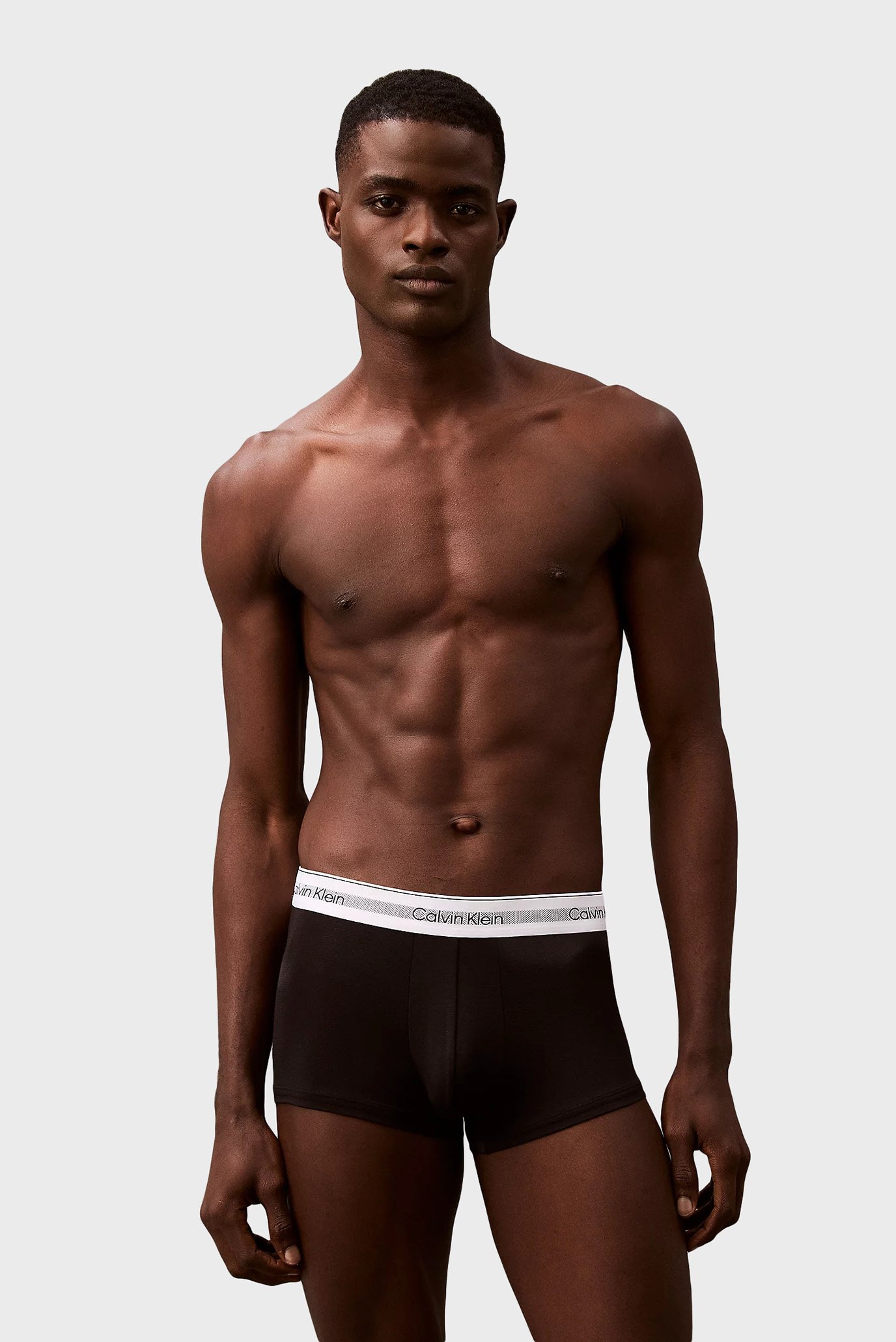 Мужские черные боксеры (3 шт) LOW RISE TRUNK 2