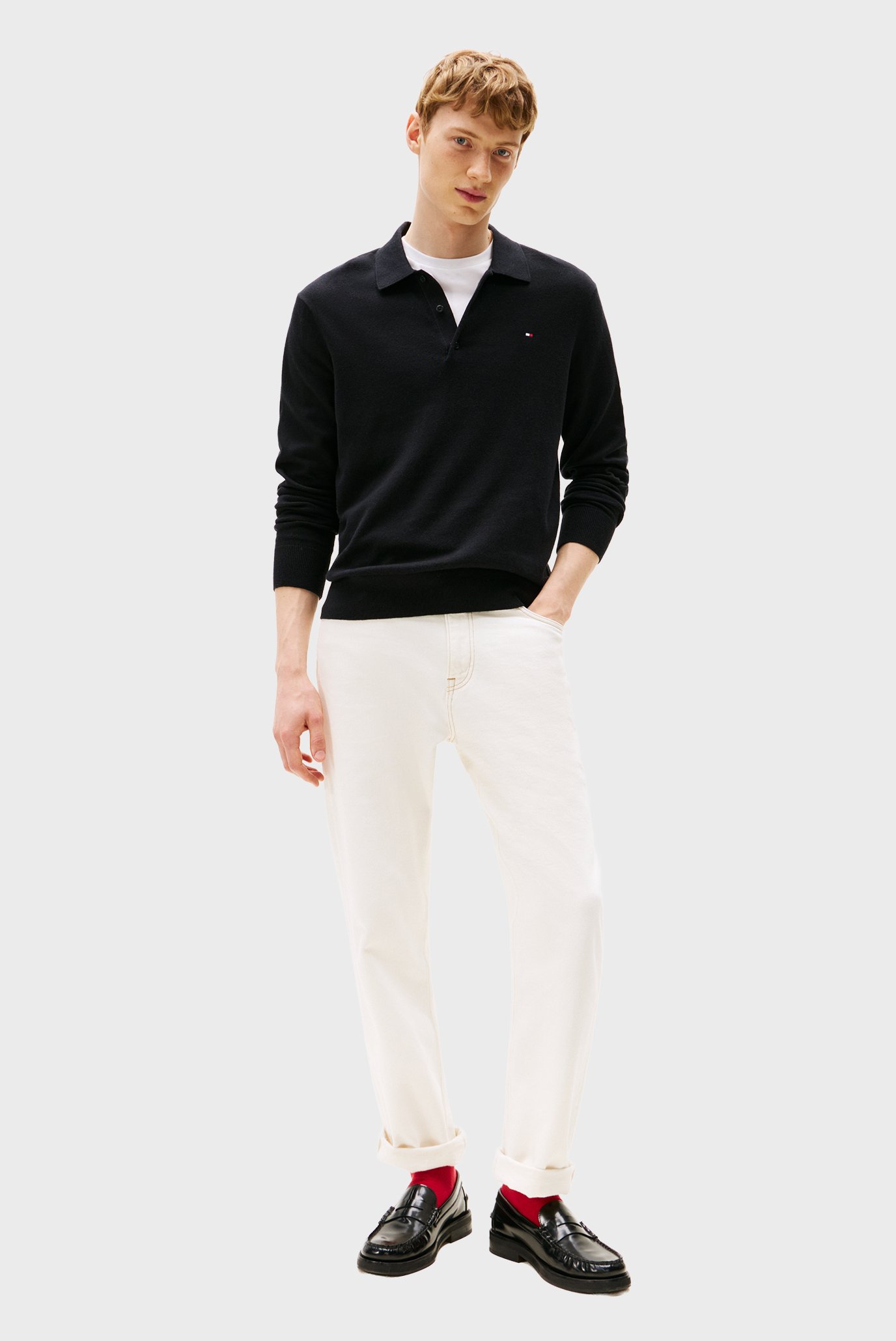 Свитер PIMA ORG CTN CASHMERE LS POLO 2