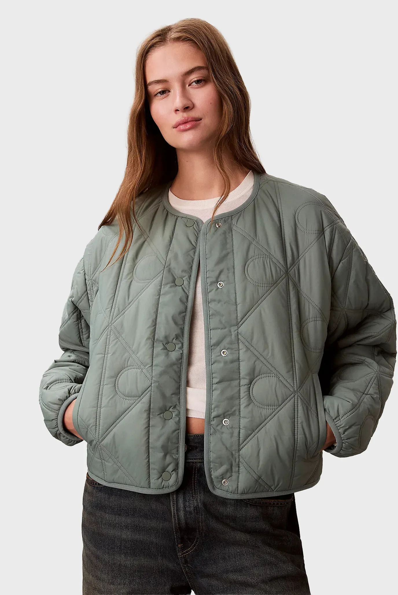 Куртка демисезонная LIGHTWEIGHT AOP QUILTED LINER 1