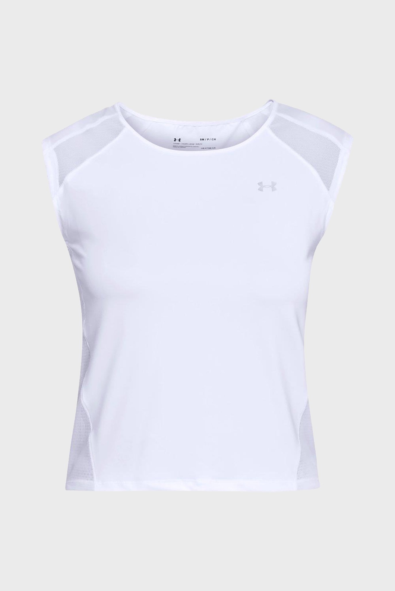 Женская белая футболка Armour Sport Cap Sleeve 5