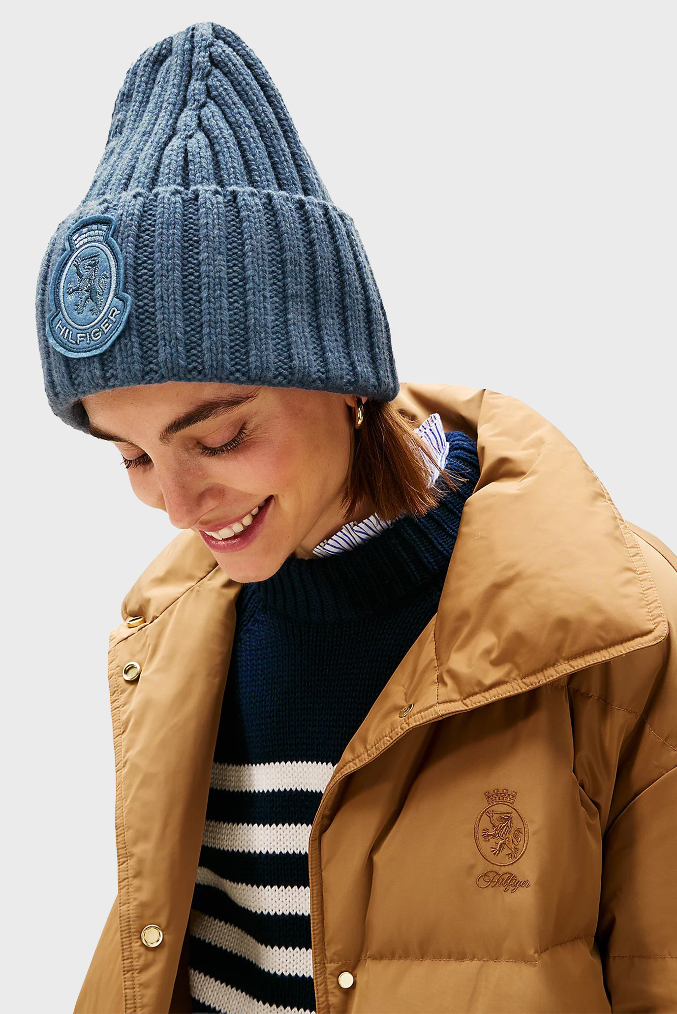 Шапка TH CREST FLUFFY BEANIE 4