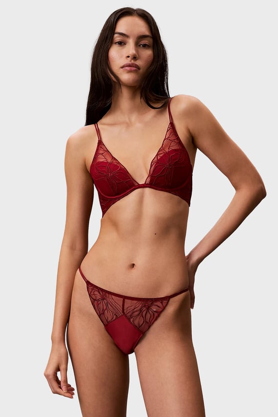 Бюстгальтер LIGHTLY LINED PLUNGE Calvin Klein