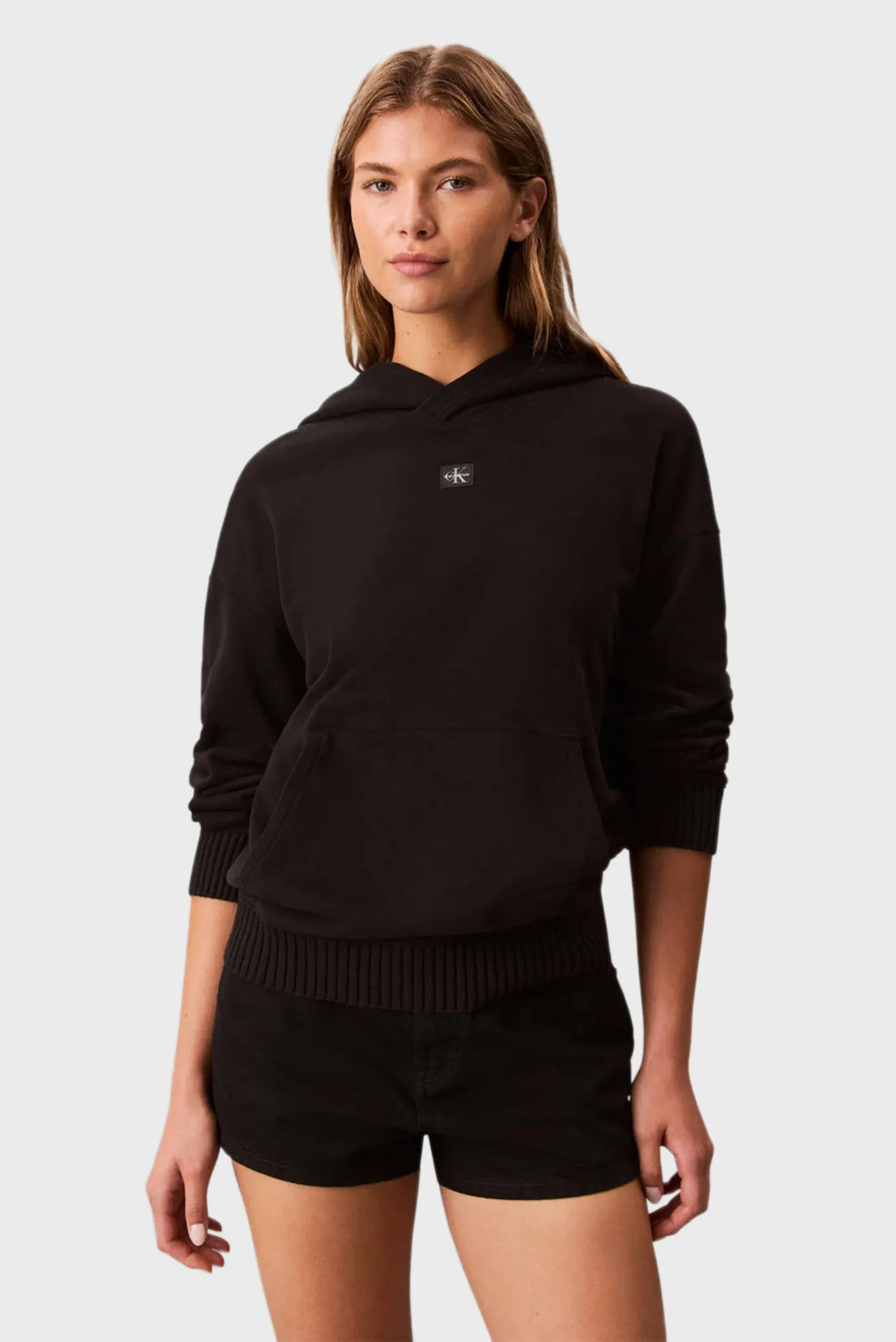 Худи WOVEN LABEL PEACHED HOODIE 1