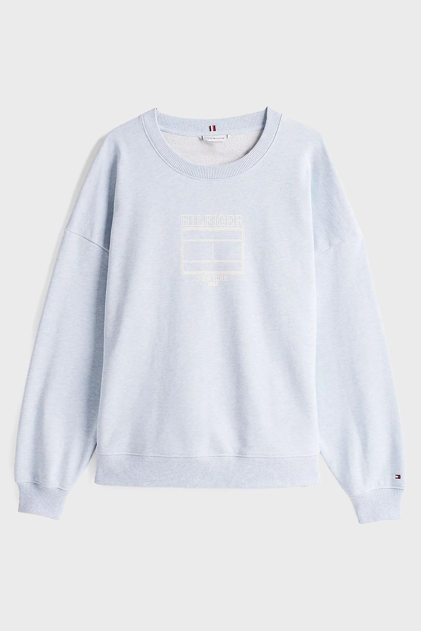 Женский голубой свитшот BOXY OUTLINE FLAGTommy Hilfiger Женский голубой свитшот BOXY OUTLINE FLAG 5