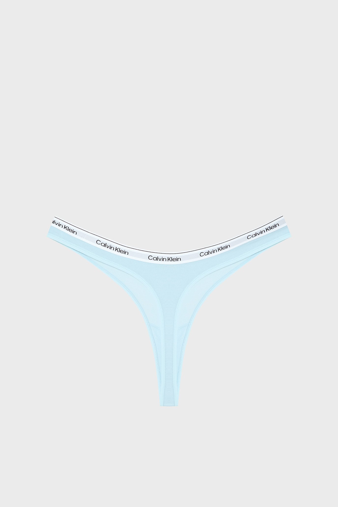 Женские голубые трусики THONG 6