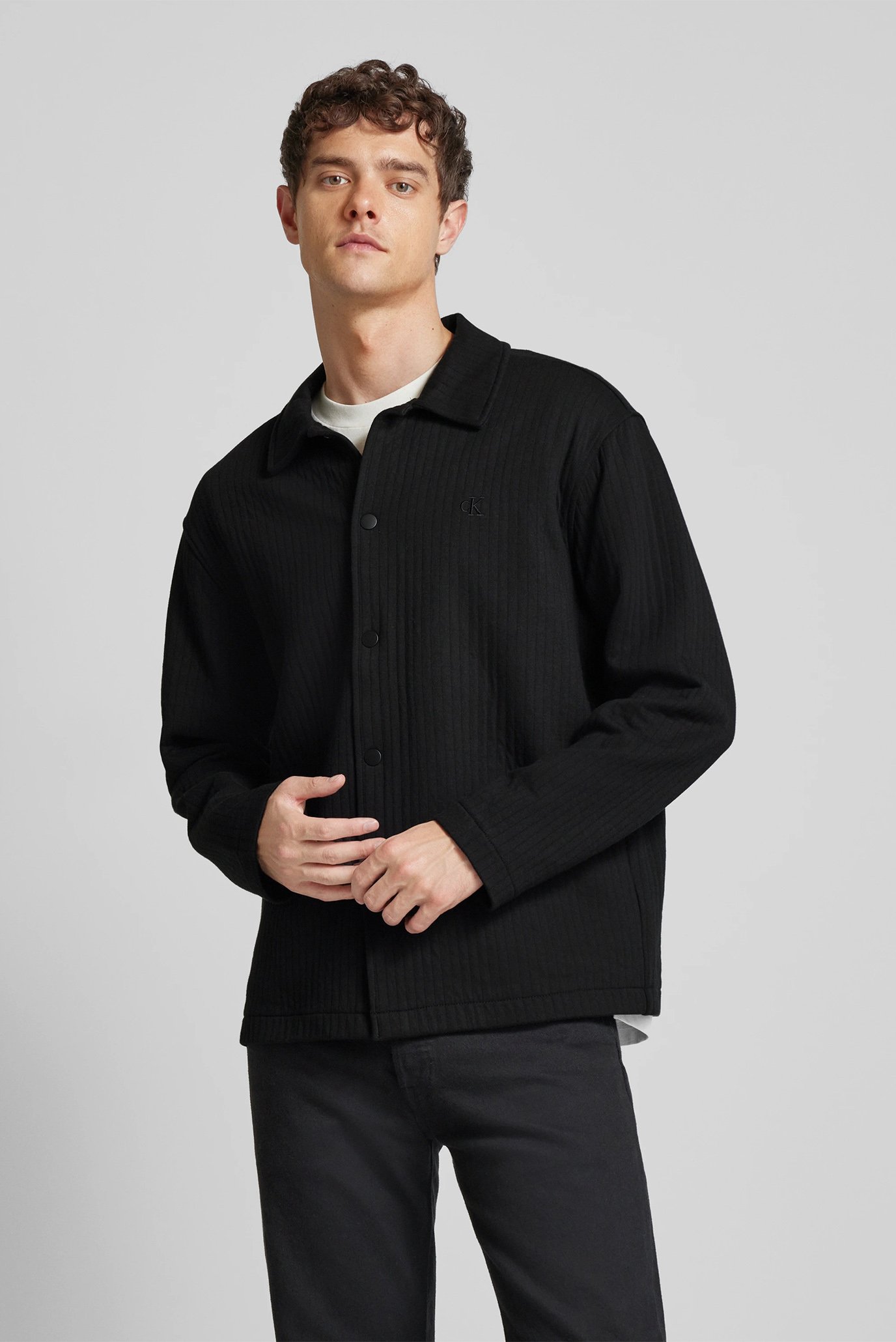 Реглан/LINEAR QUILTED OVERSHIRT 1