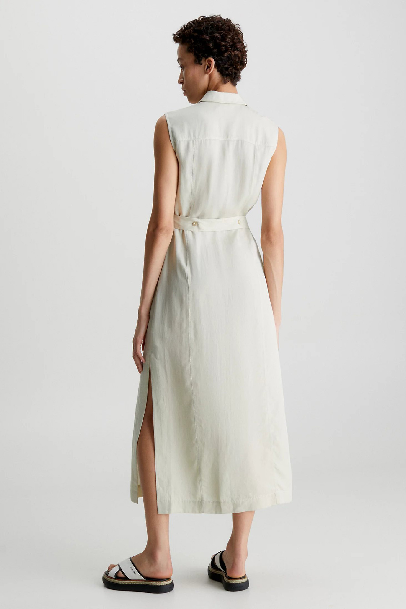 Платье TENCEL SLEEVELESS SHIRT DRESS 7