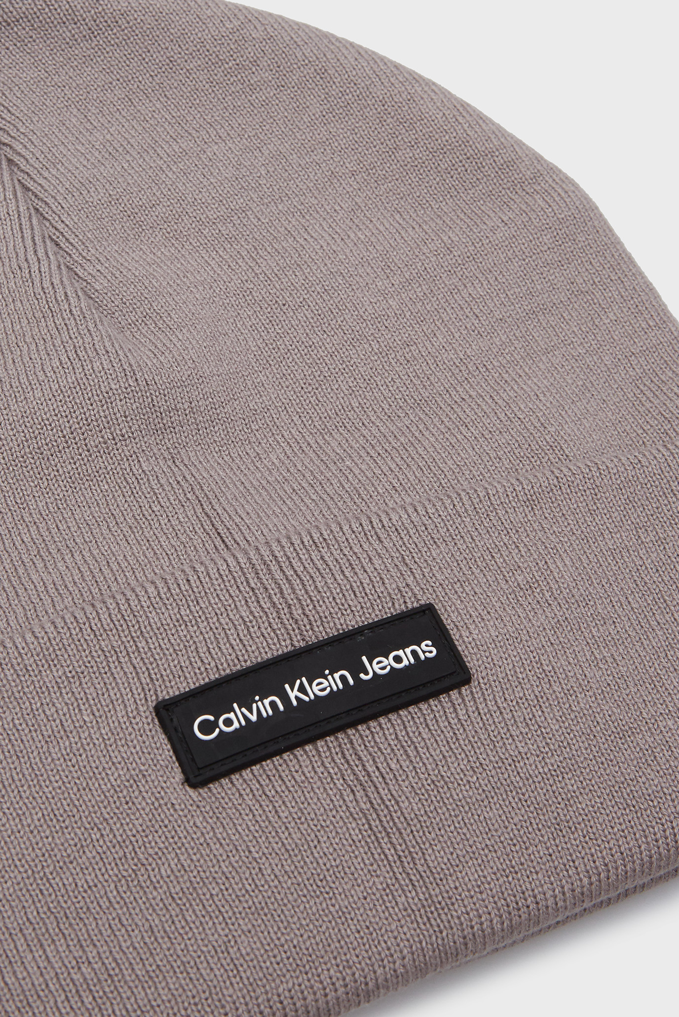 Мужская серая шапка INST PATCH BEANIE 4