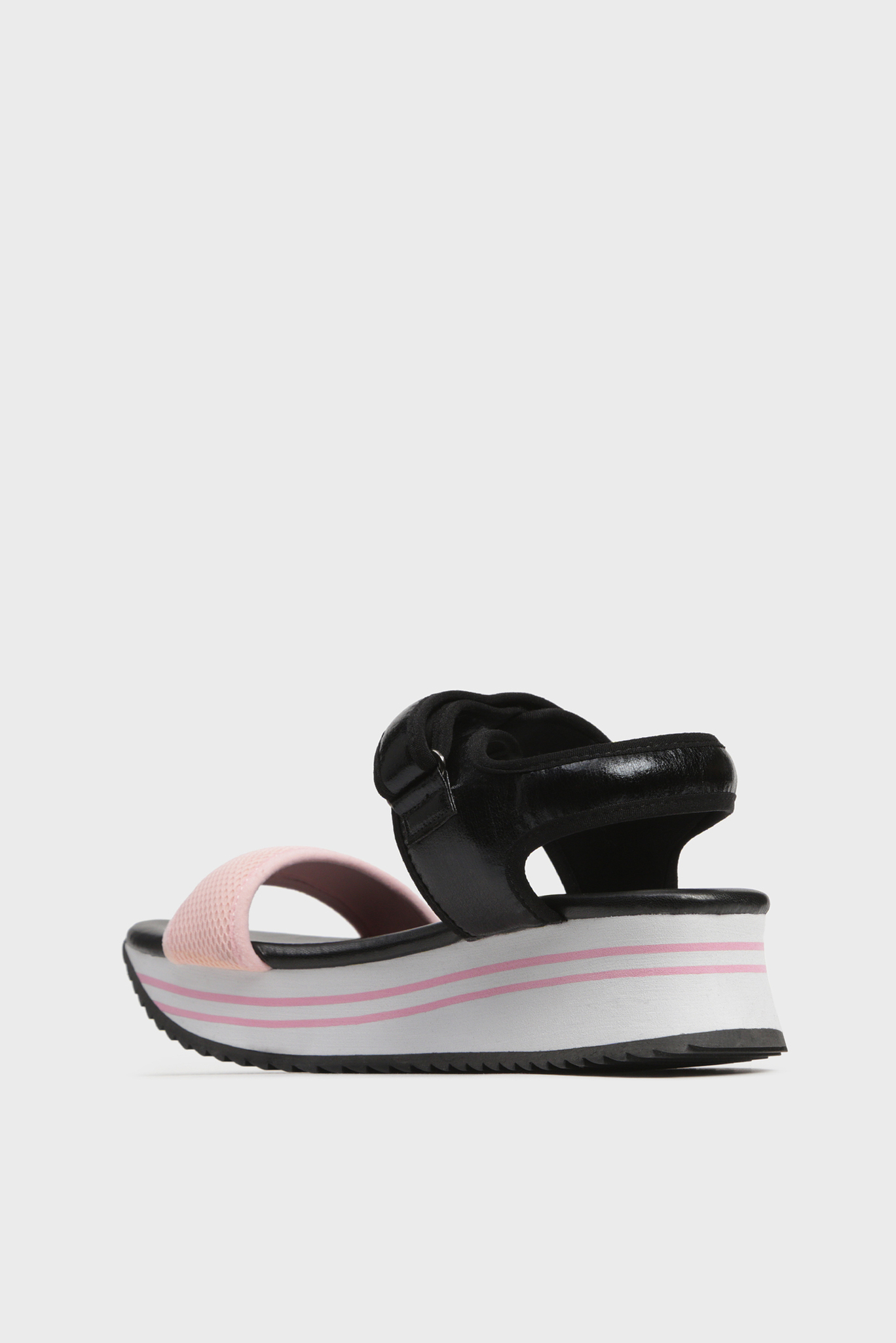 Женские черные сандалии FUJI METAL 3