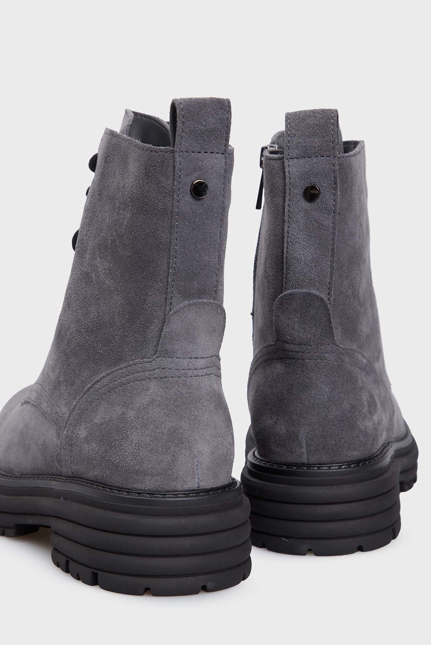 Женские серые замшевые ботинки Jerry Frost 2