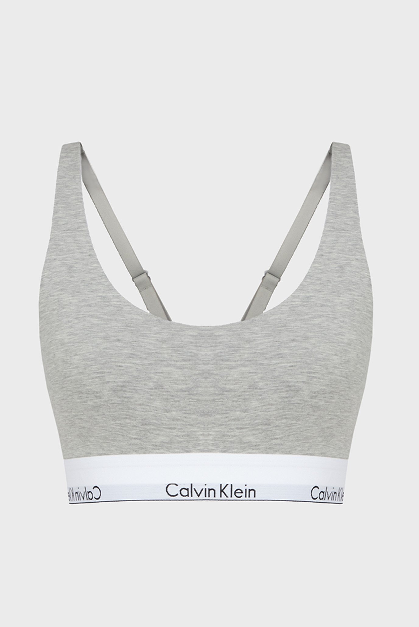 Женский серый топ LGHTLY LINED BRALETTECalvin Klein Женский серый топ LGHTLY LINED BRALETTE 5