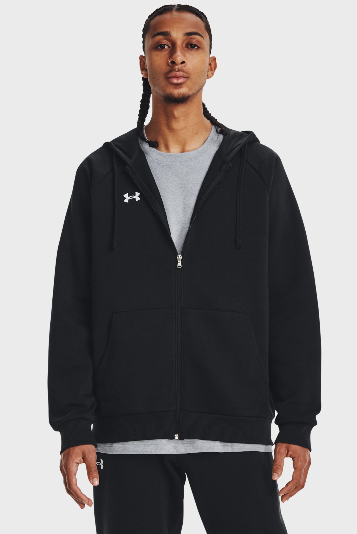 Джемпер UA Rival Fleece FZ Hoodie 1