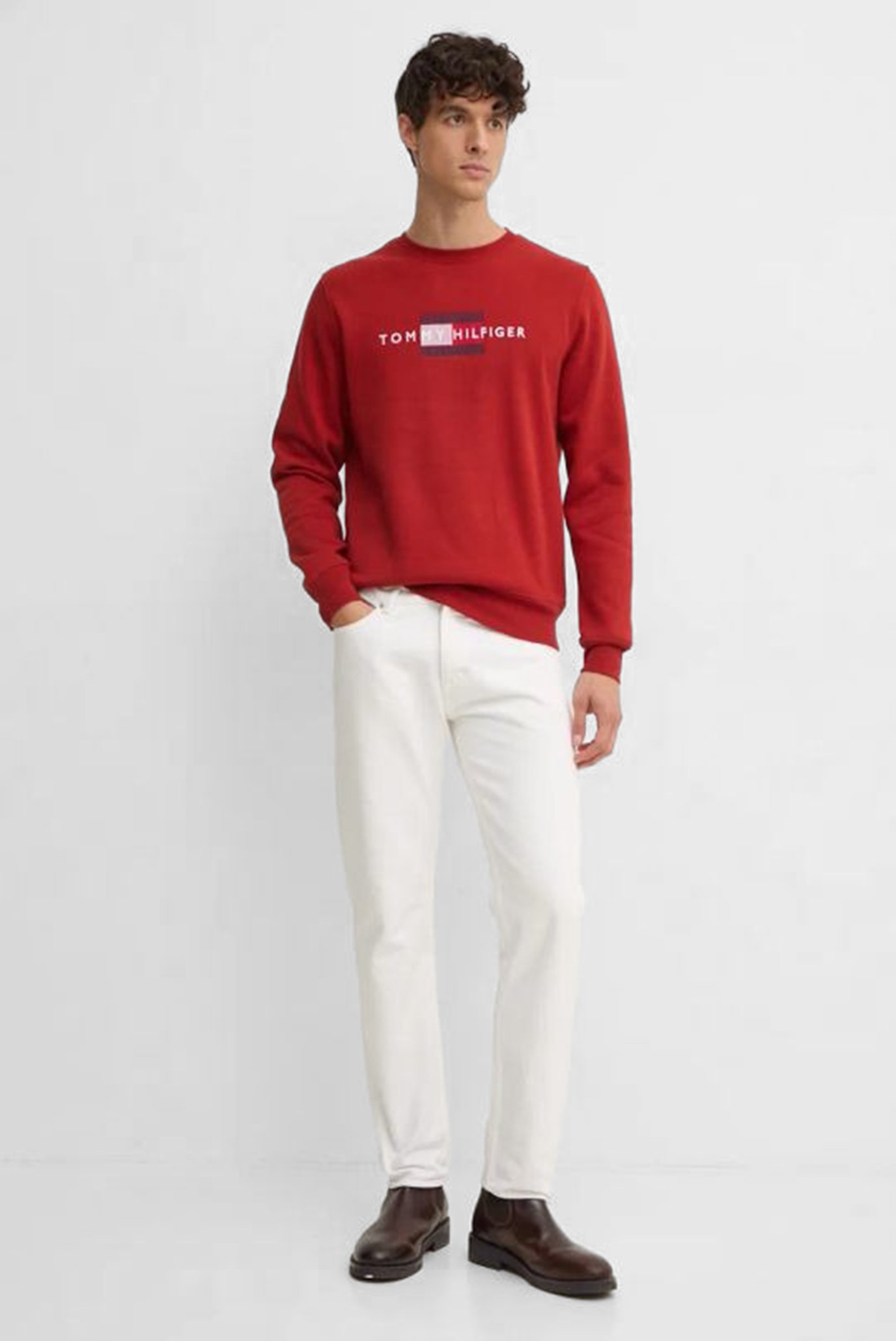 Свитшот HILFIGER FLAG EMBRO SWEATSHIRT 2