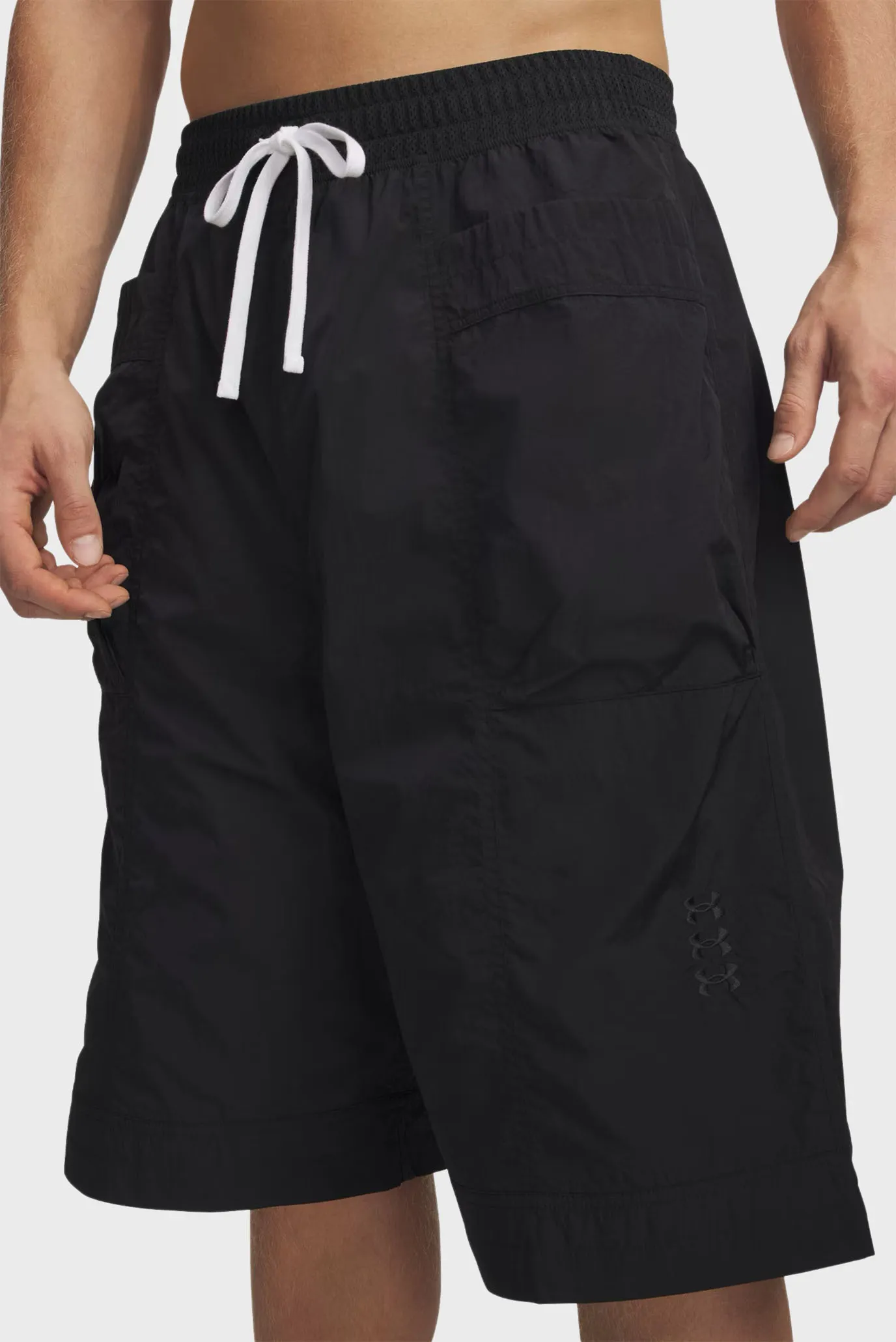 Шорты UA Hoops Woven Short-BLK 1