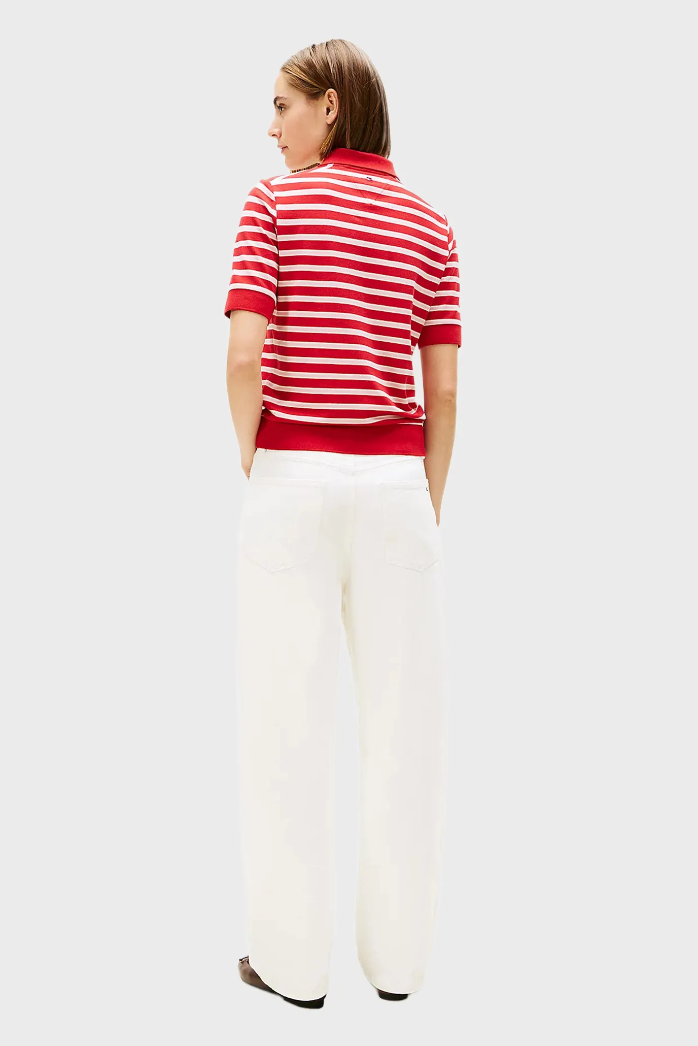 Поло TH SCRIPT LYOCELL ZIP SS POLO 3