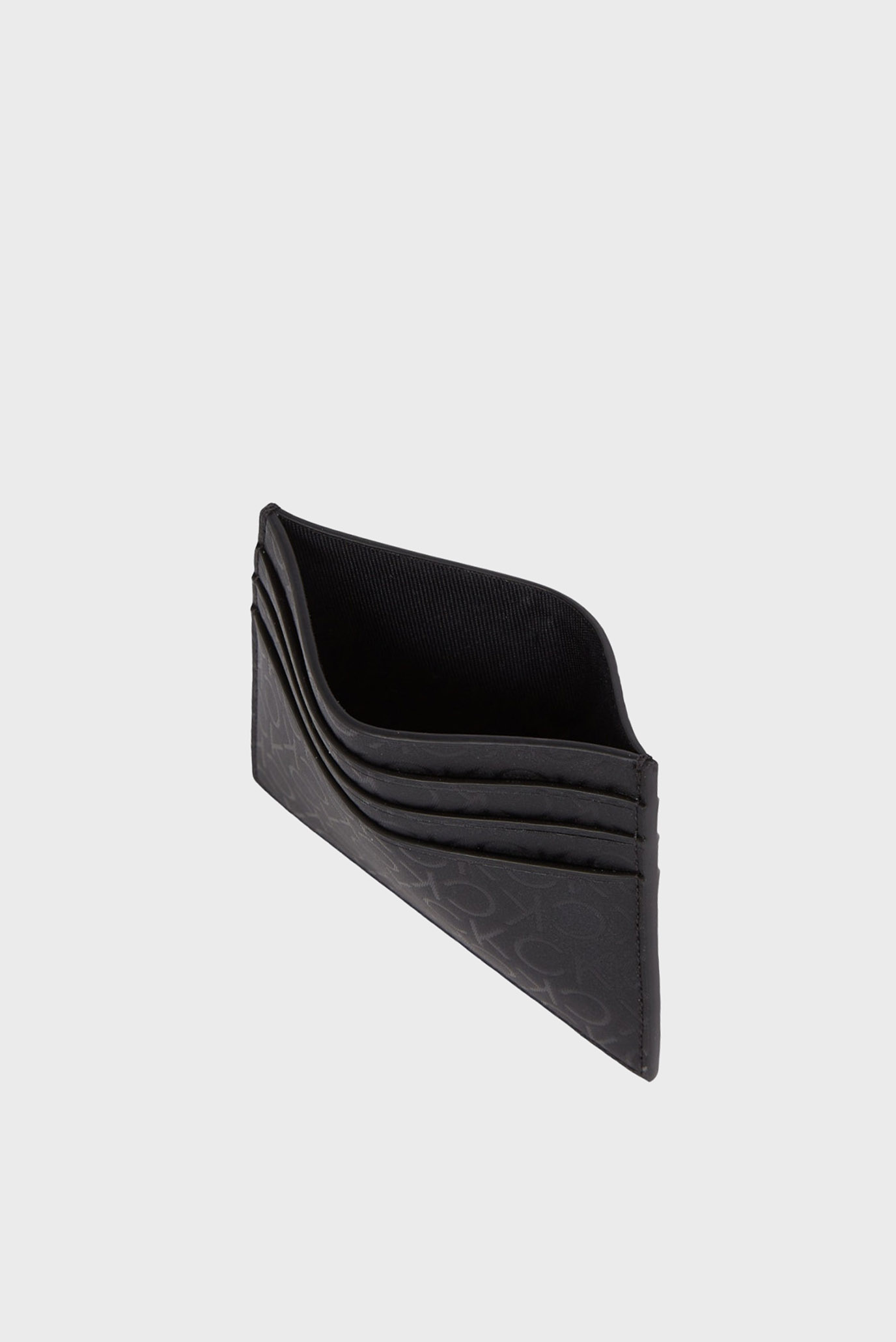 Мужской черный кардхолдер с узором CK SLEEK CARDHOLDER 6CC 3