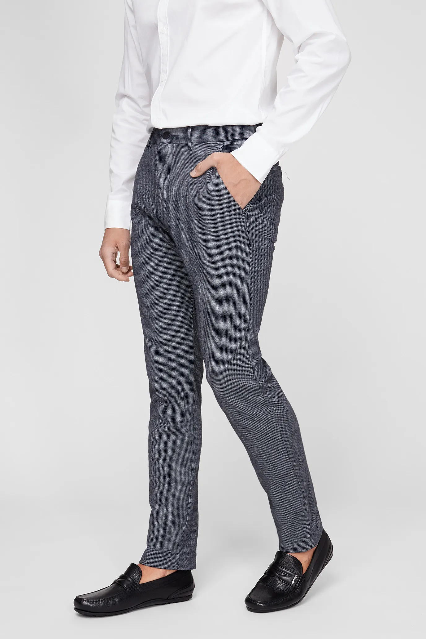 Мужские серые брюки BLEECKER 8