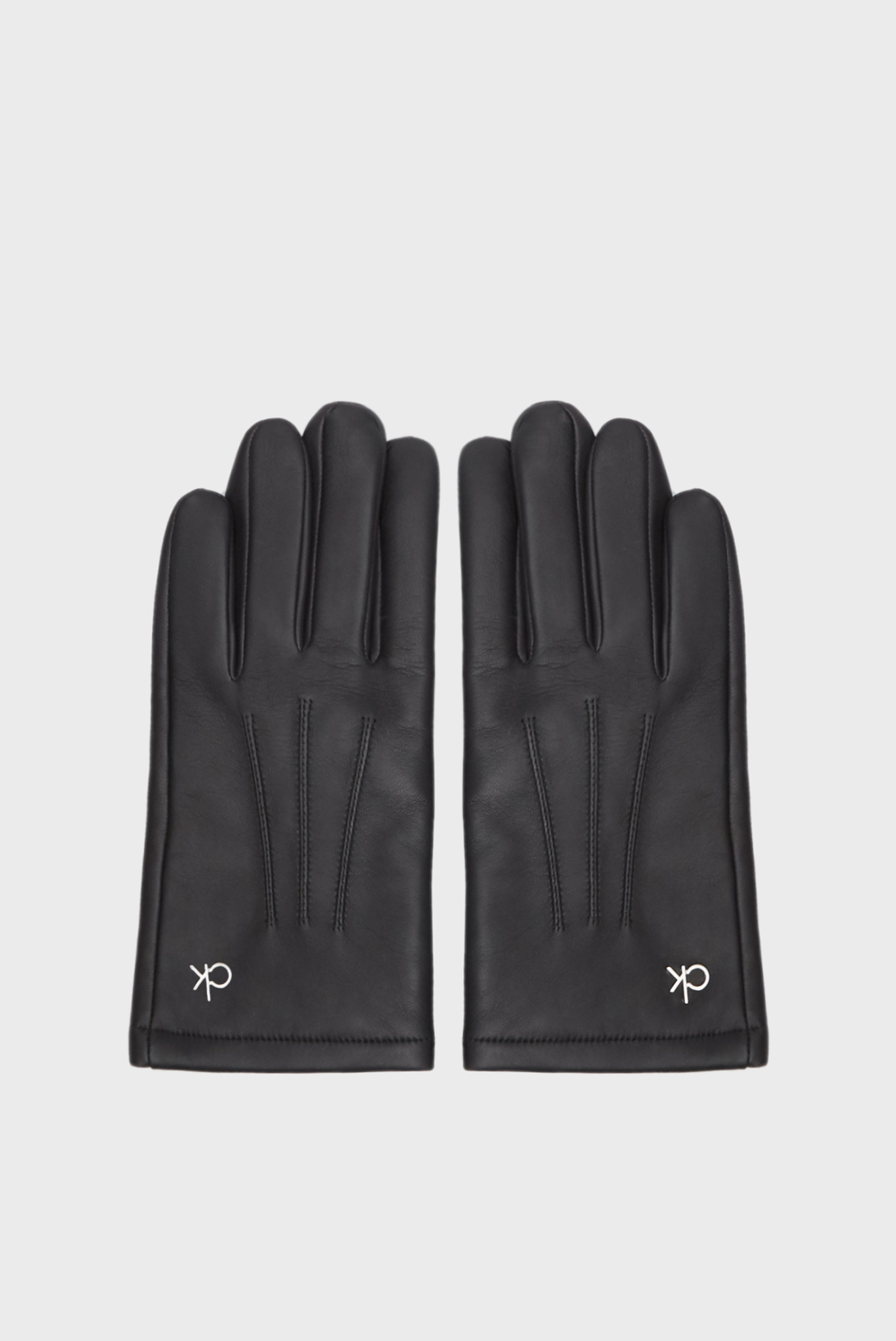 Мужские черные кожаные перчатки GLOVES LEATHER W BOX 1