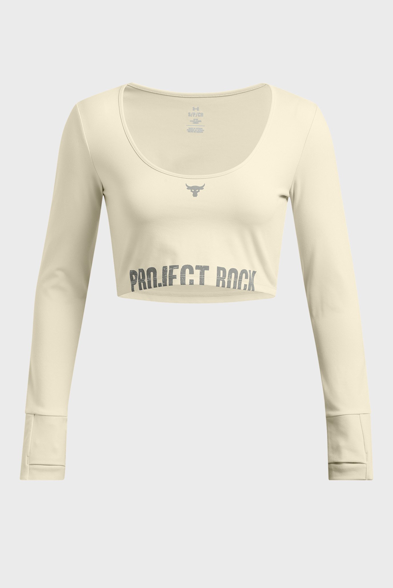 Женский бежевый лонгслив Pjt Rck W LG LS Workout Top 3